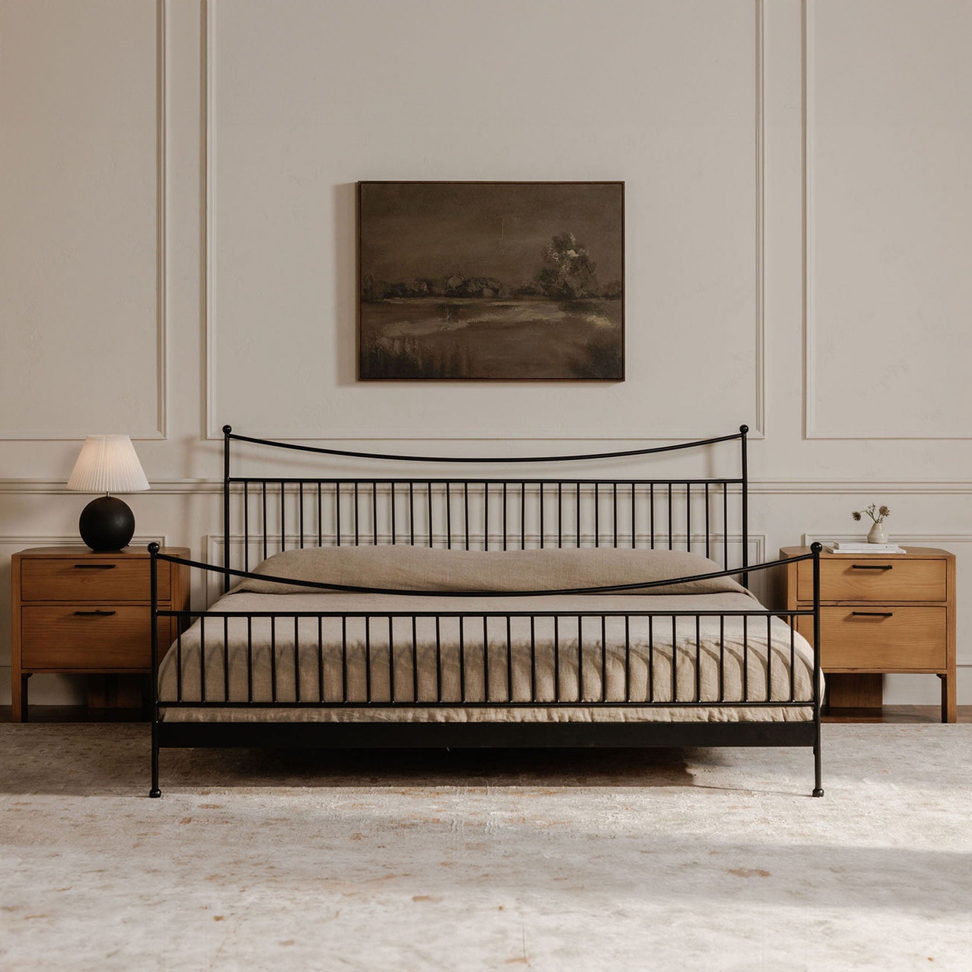 Monet - Queen Bed - Black - Image 2