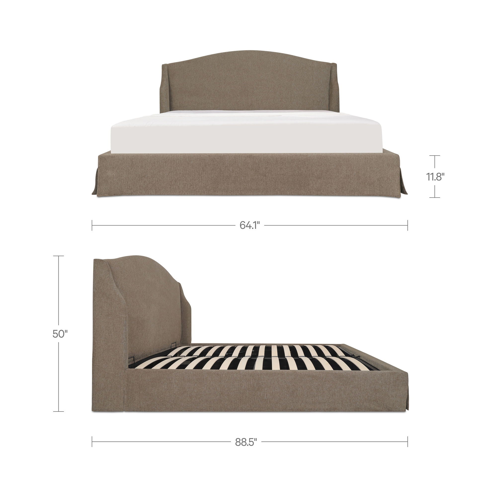 Weston - Queen Storage Bed - Brown - Image 2