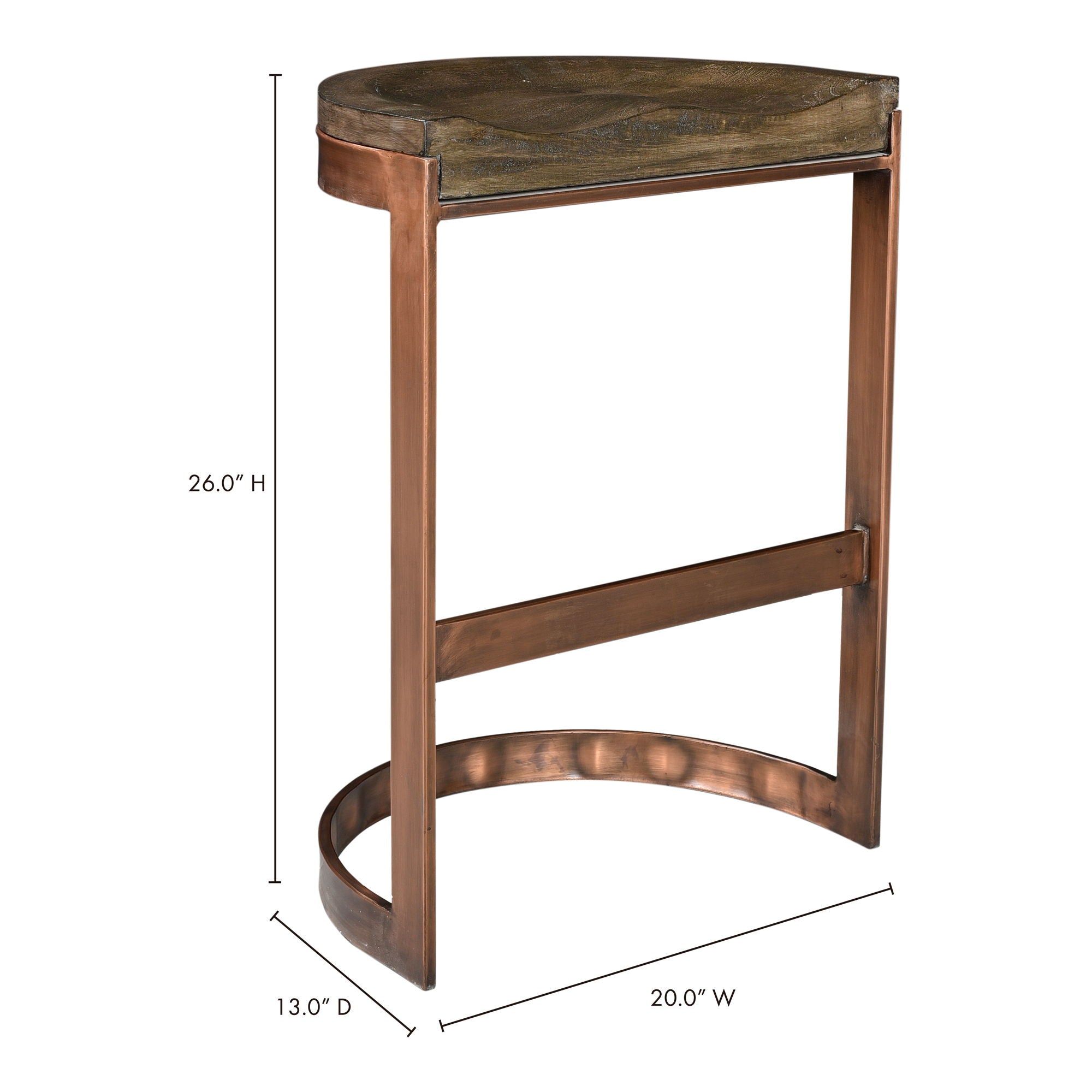 Bancroft - Counter Stool - Brown - Image 2