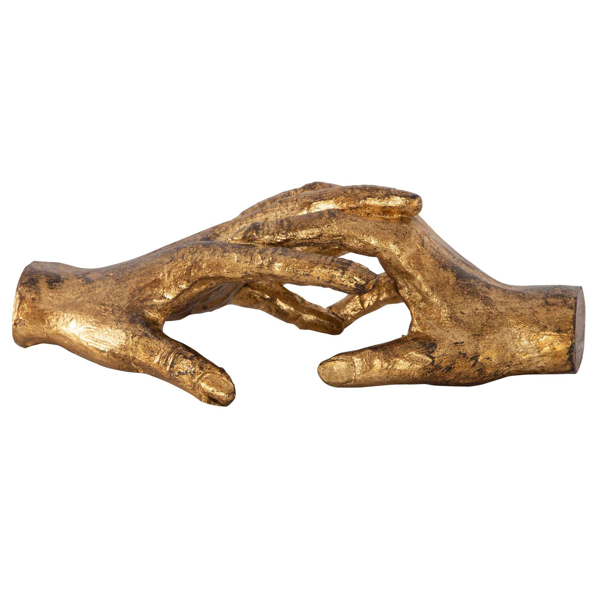Hold My Hand - Sculpture - Gold - Image 2