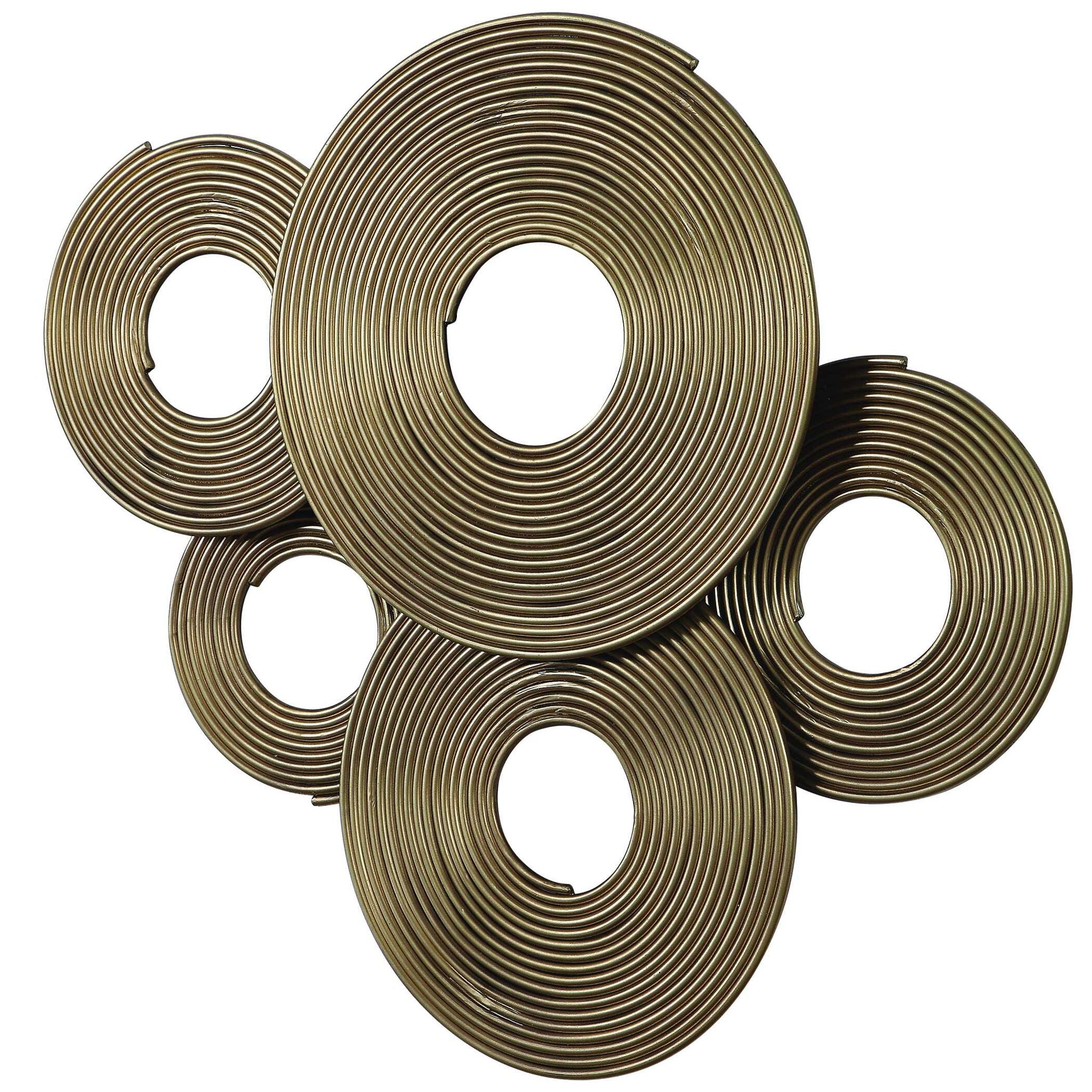 Ahmet - Rings Wall Decor - Gold - Image 3