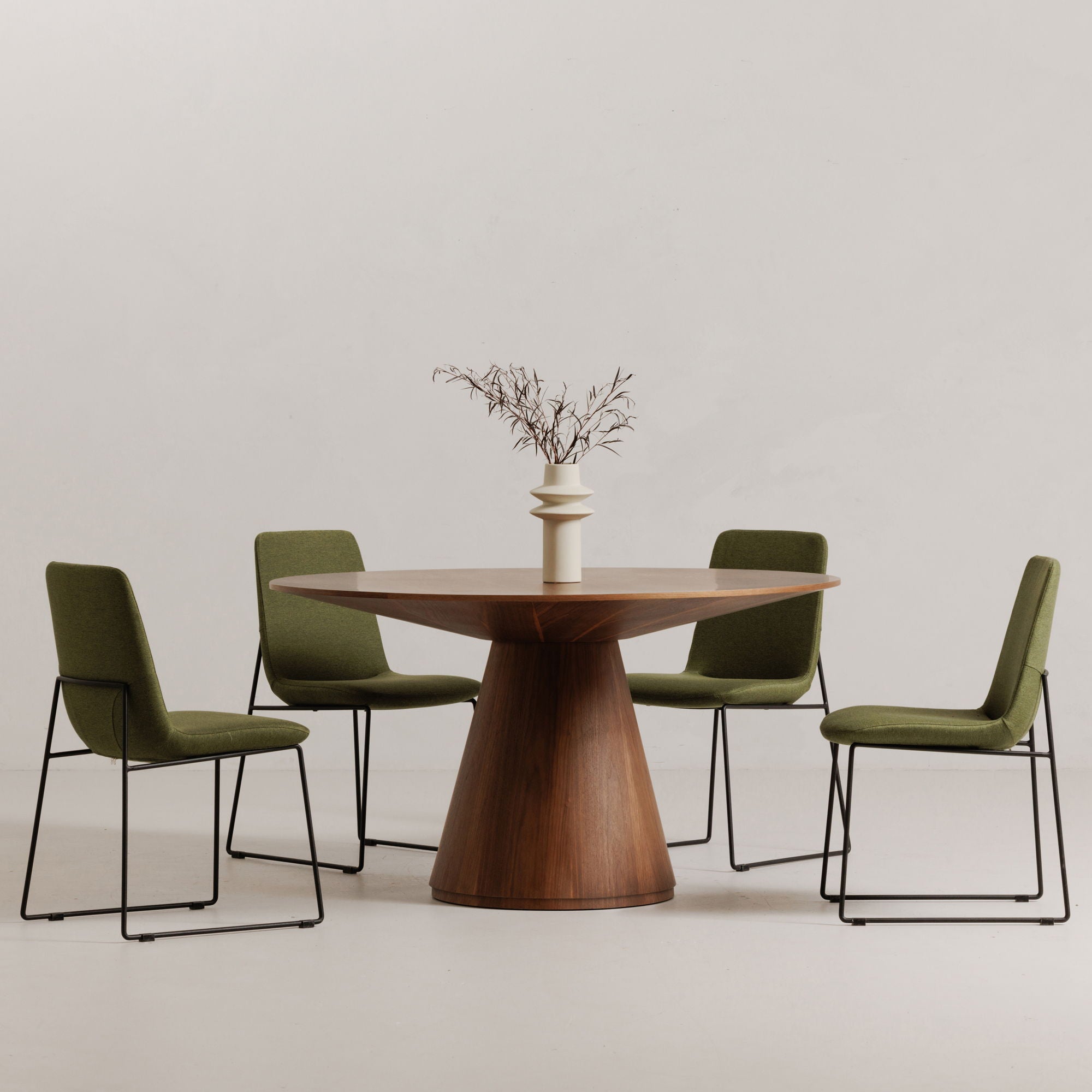 Otago - Round Dining Table - Natural Walnut - Image 3
