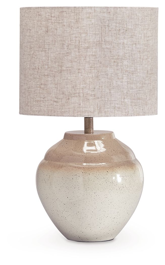 Waldish - Metal Table Lamp - Cream / Beige - Image 1