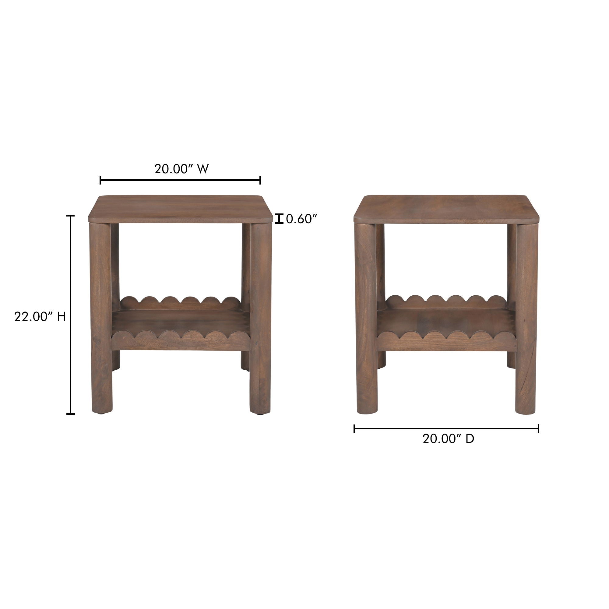 Wiley - Side Table - Vintage Brown - Image 2