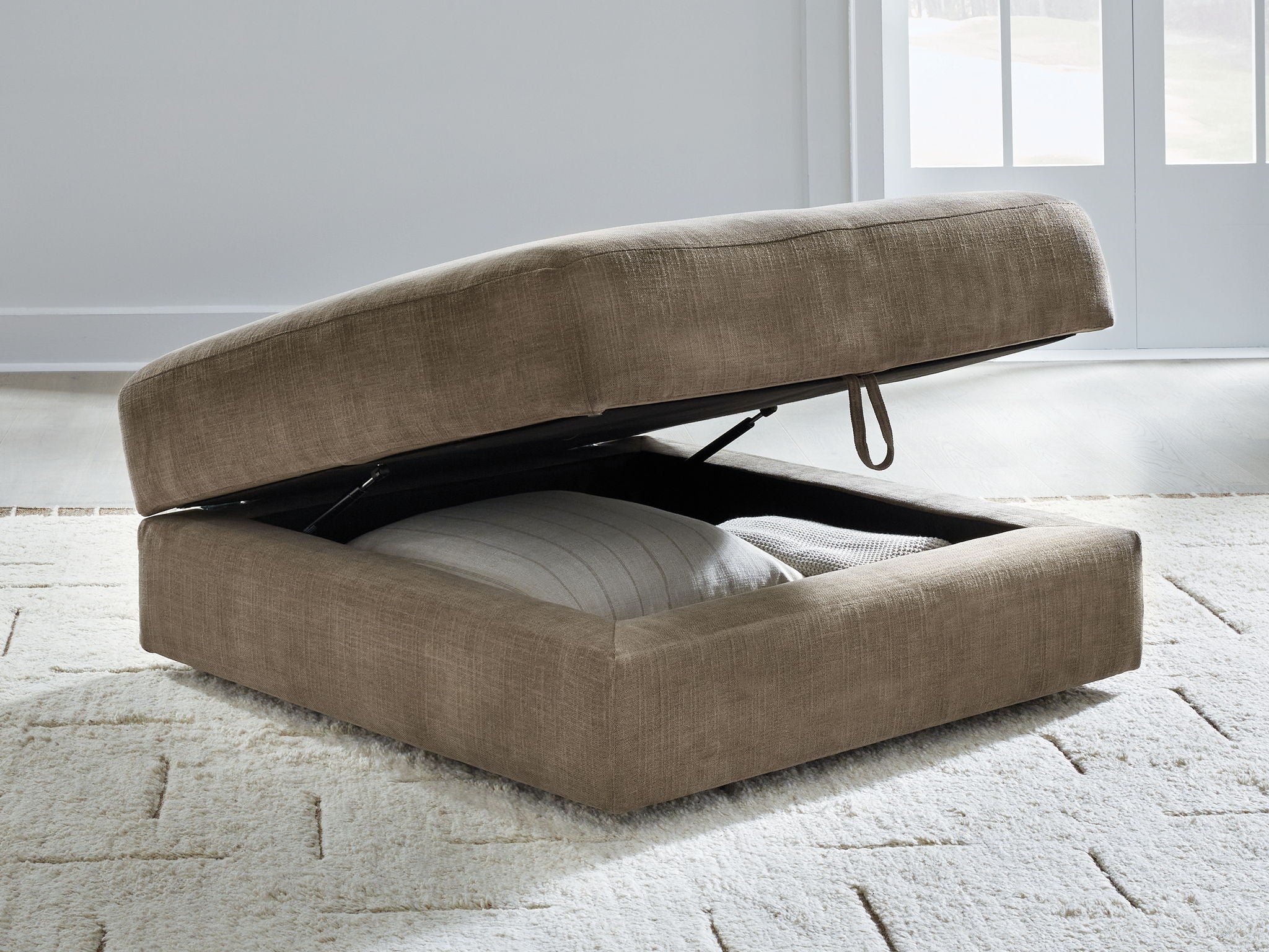 Camellia-Court - Ottoman With Storage - Coffee - Image 3