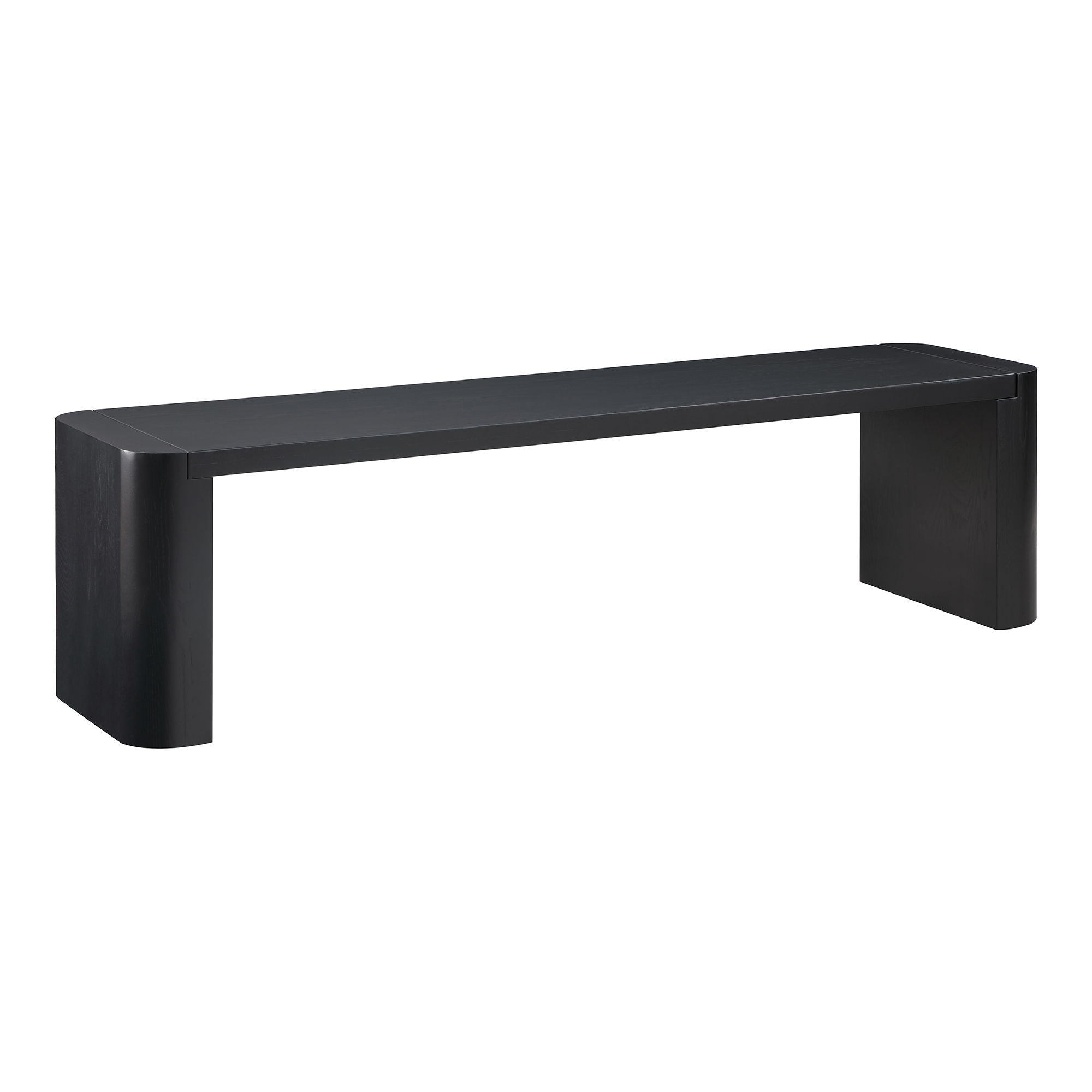 Post - Small Dining Bench - Black Oak - Image 3