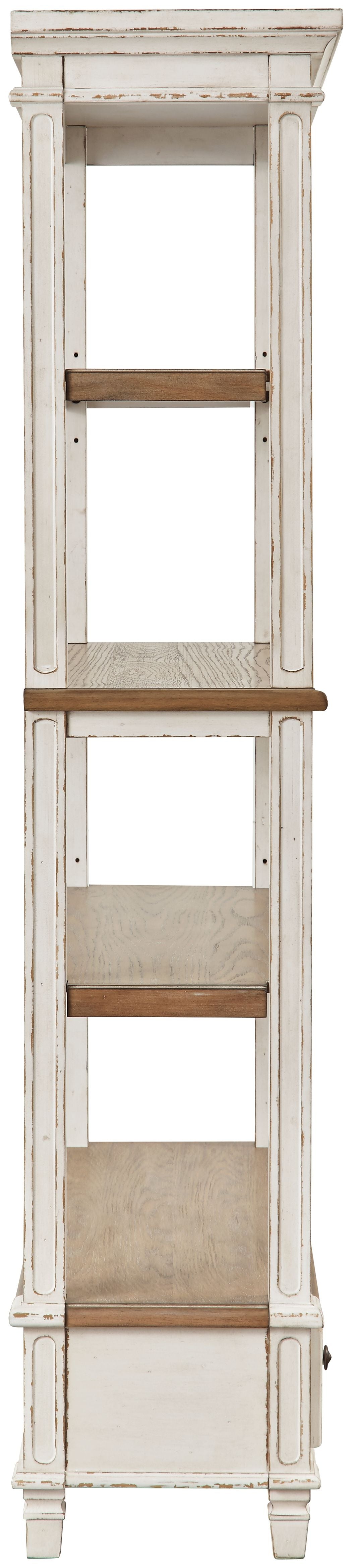 Realyn - Bookcase - Brown / White - Image 3