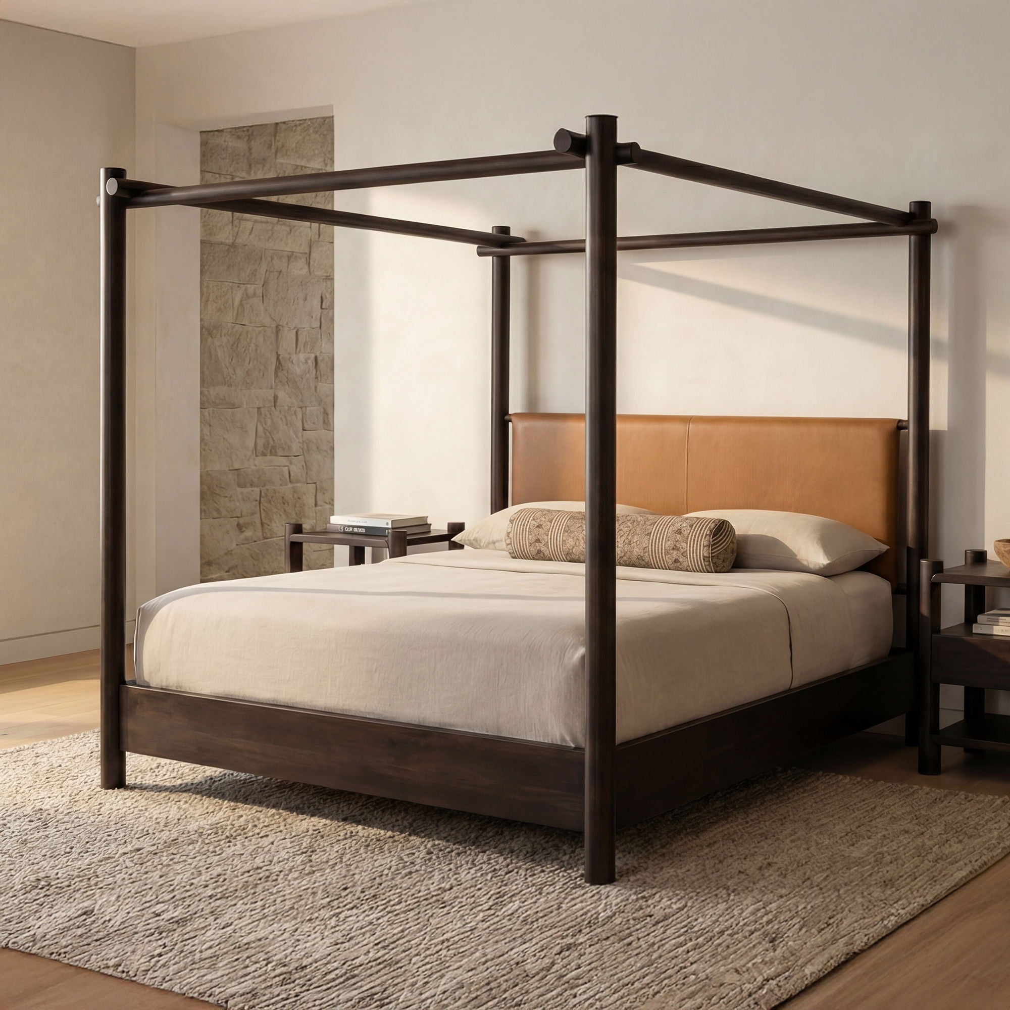 Devin - King Bed - Brown - Image 1