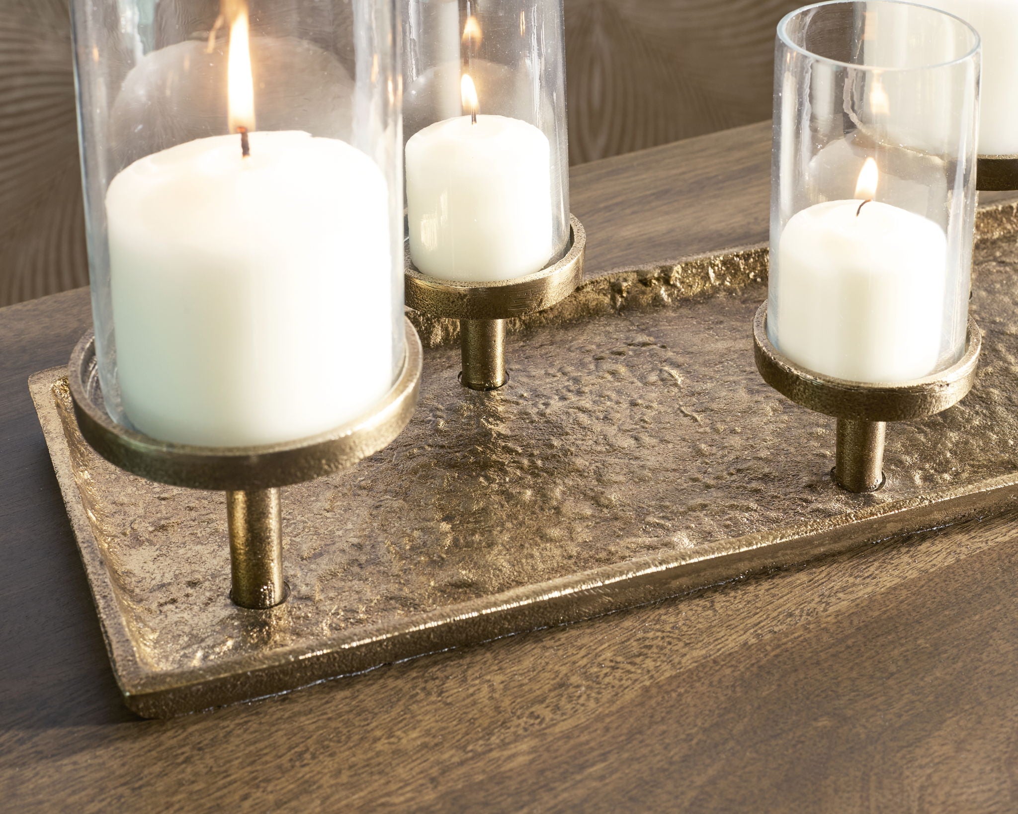 Wallmond - Candle Holder - Antique Brass Finish - Image 2