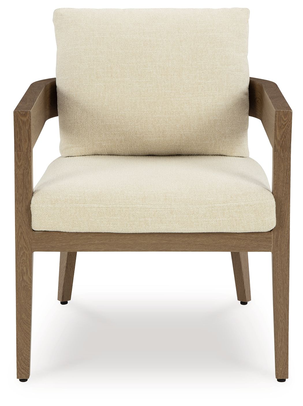 Serene Bay - Arm Chair With Cushion (Set of 2) - Dark Brown / White - Image 2