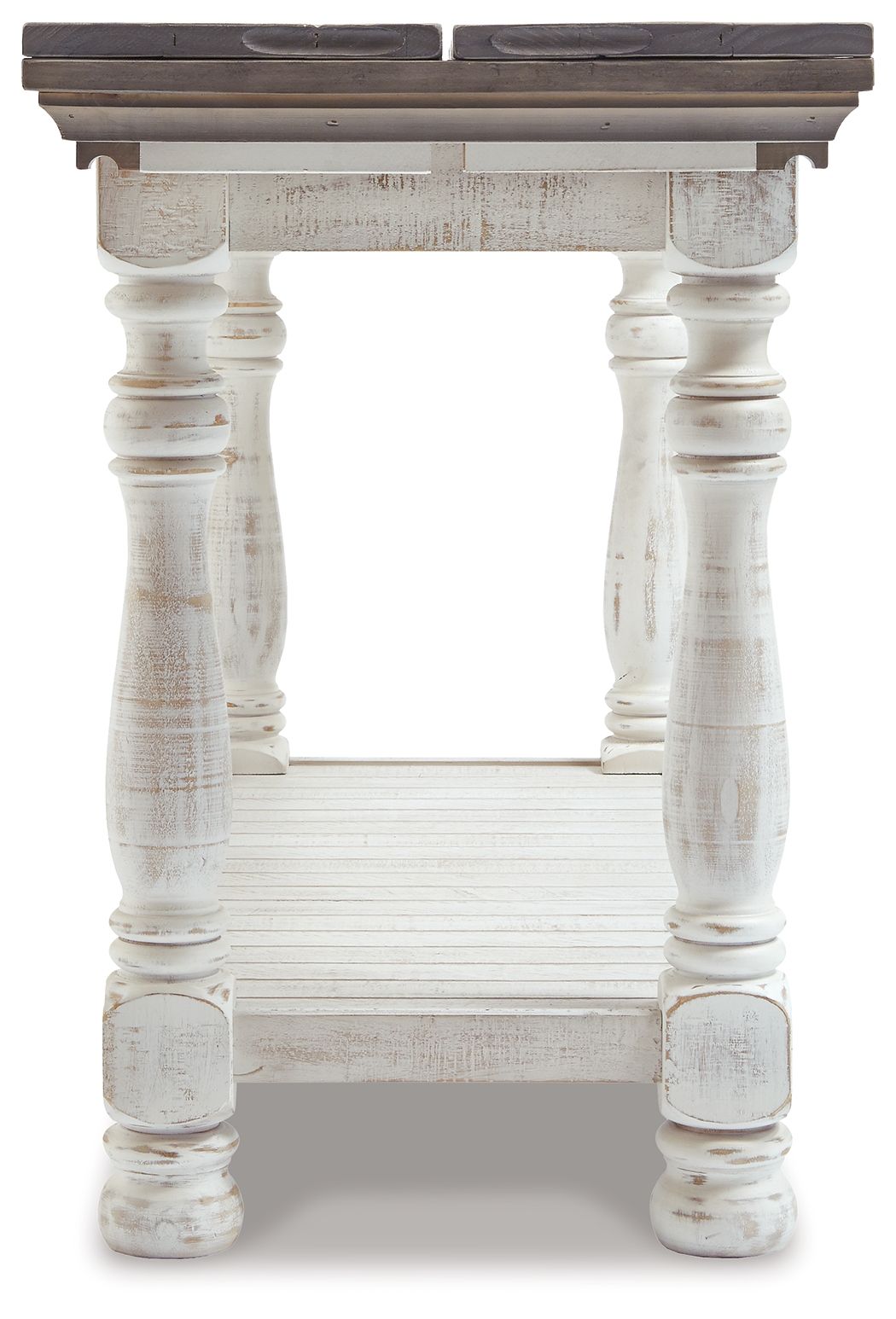 Havalance - Flip Top Sofa Table - Gray / White - Image 2