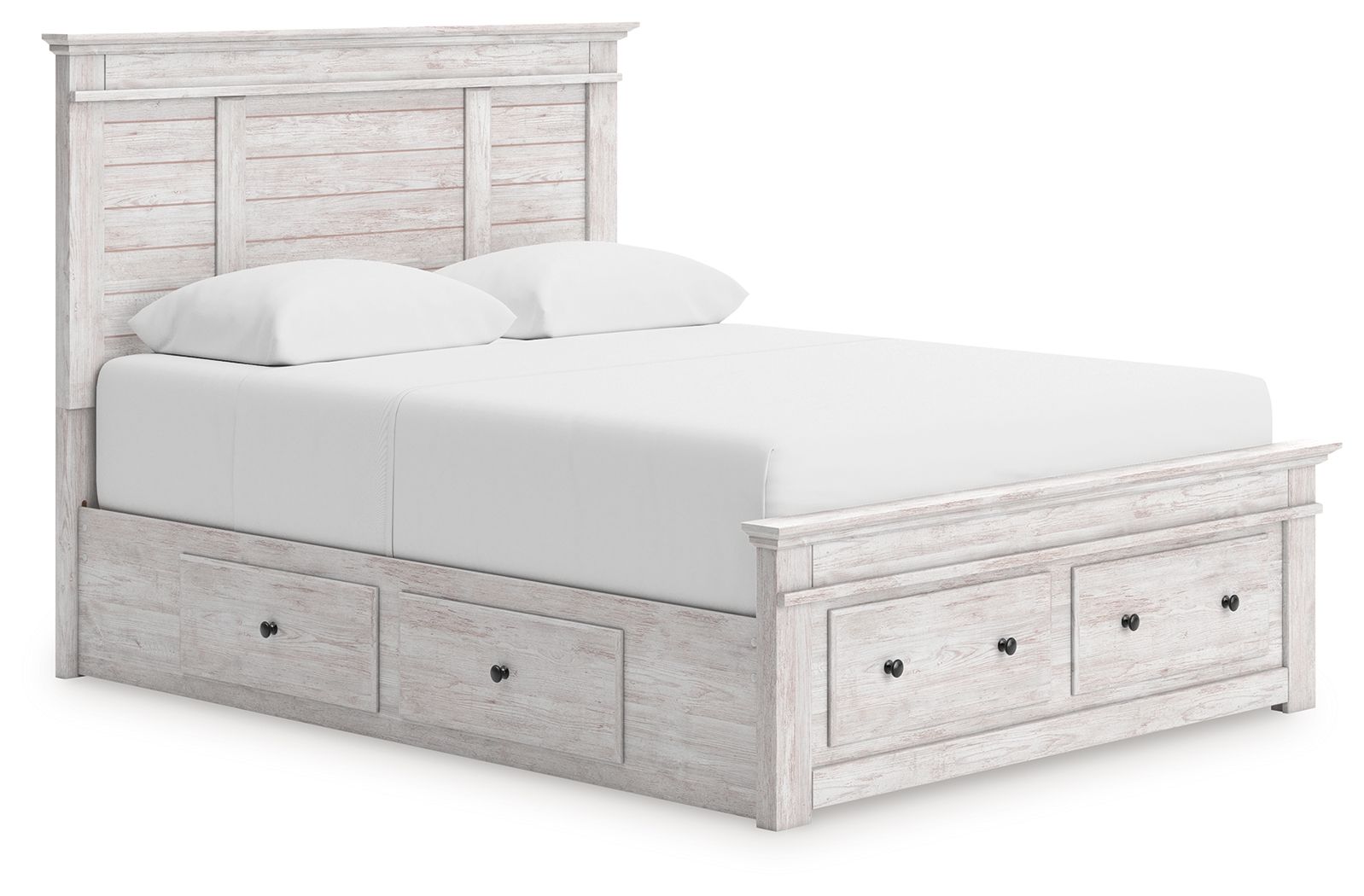 Makidern - Panel Storage Bed With 2 Under Bed Storage Units - Image 2