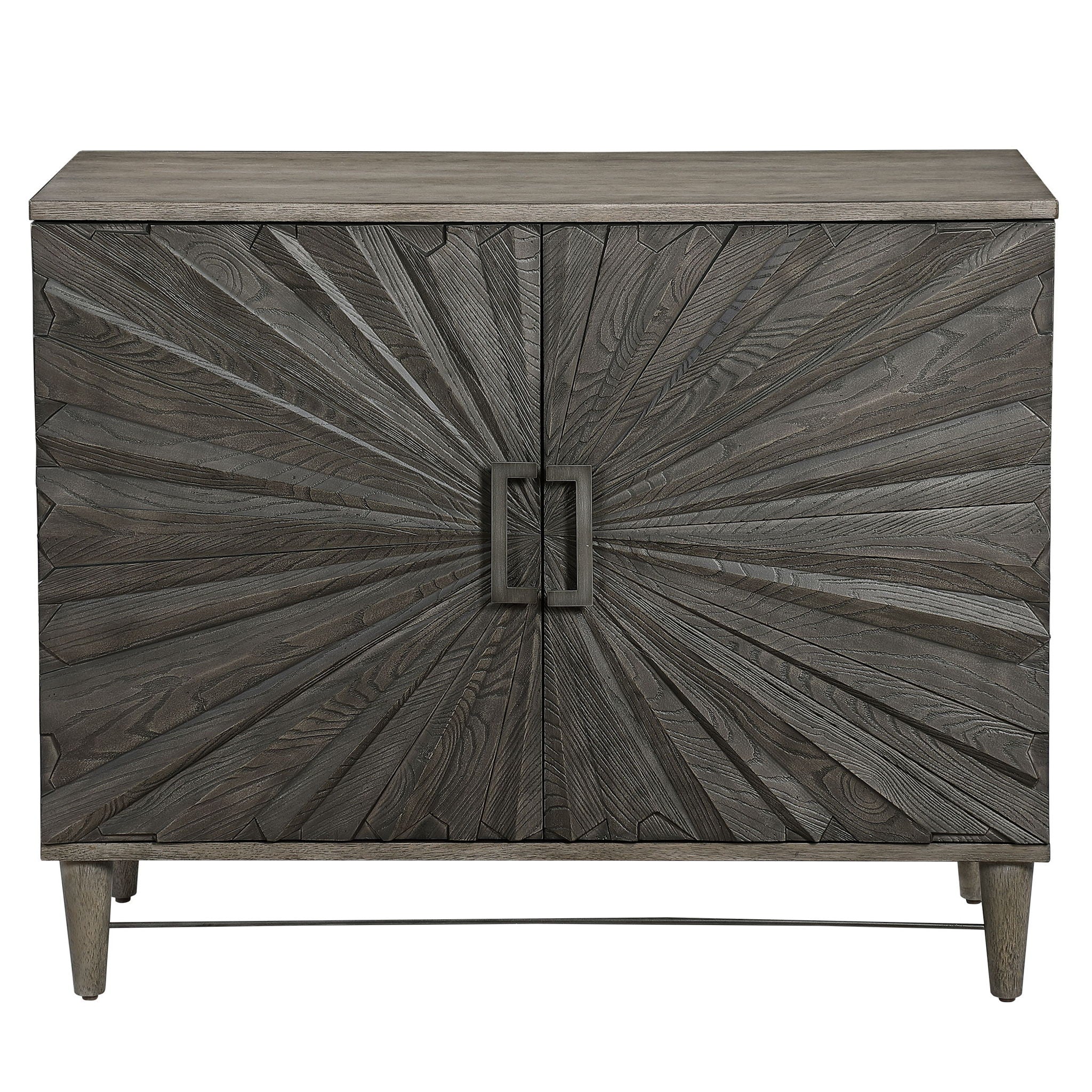 Shield – Oak 2 Door Cabinet – Gray