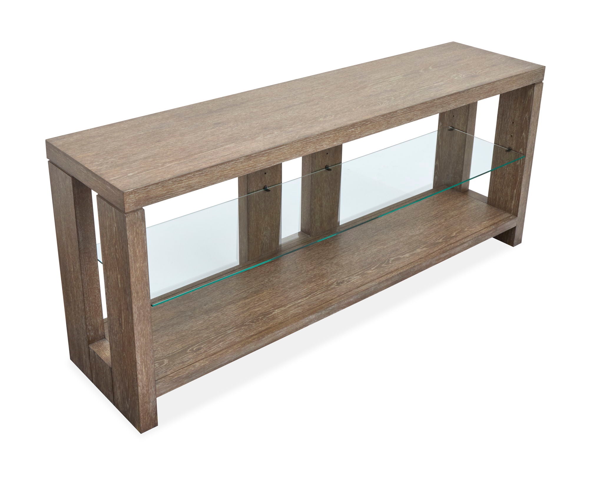 Conway - Console Sofa Table - Spiced Brown - Image 2