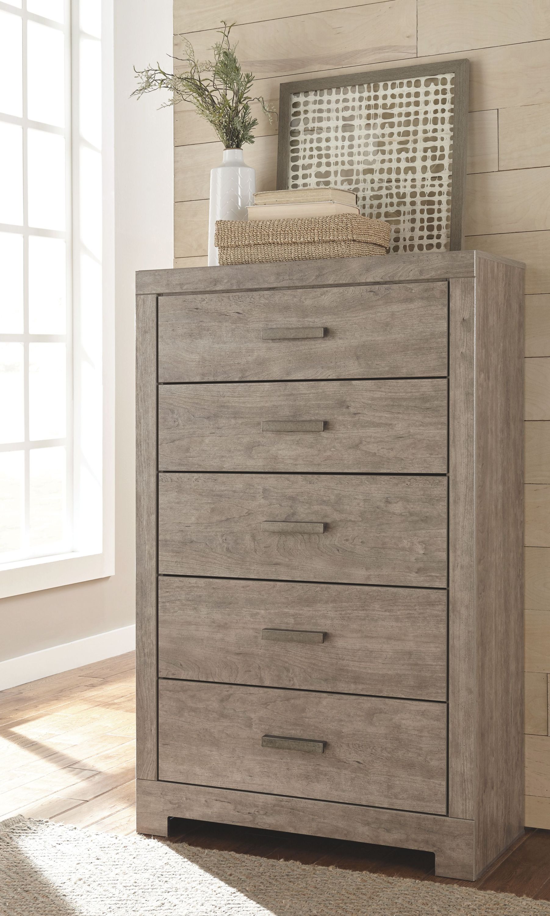 Culverbach - Five Drawer Chest - Gray - Image 2