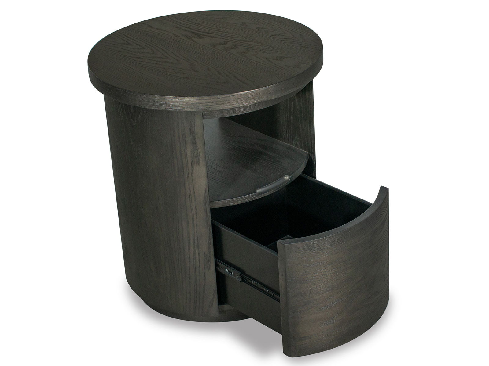 Bosley - Round End Table - Coffee Bean - Image 2