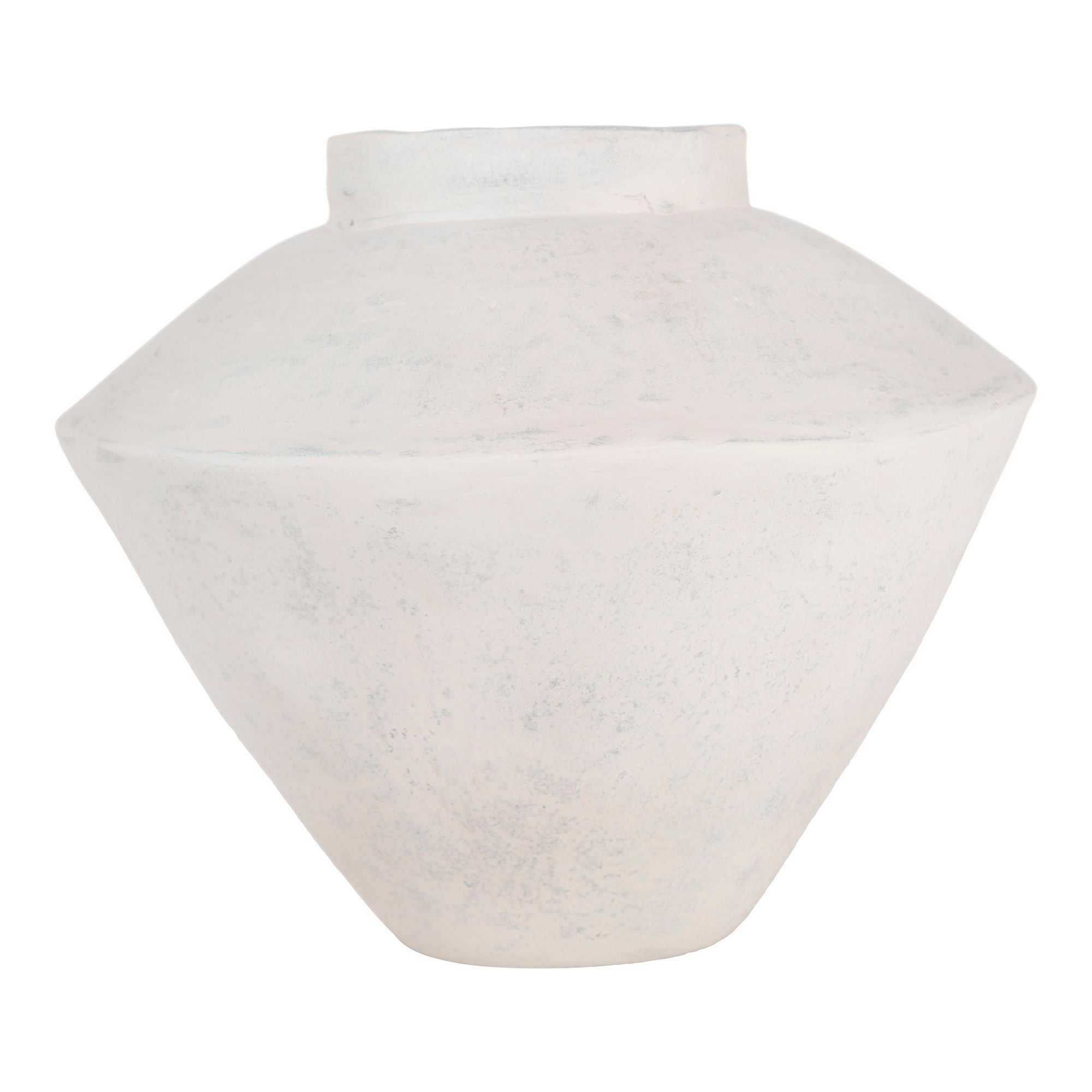 Raja - Large Decorative Vessel - White - Image 1