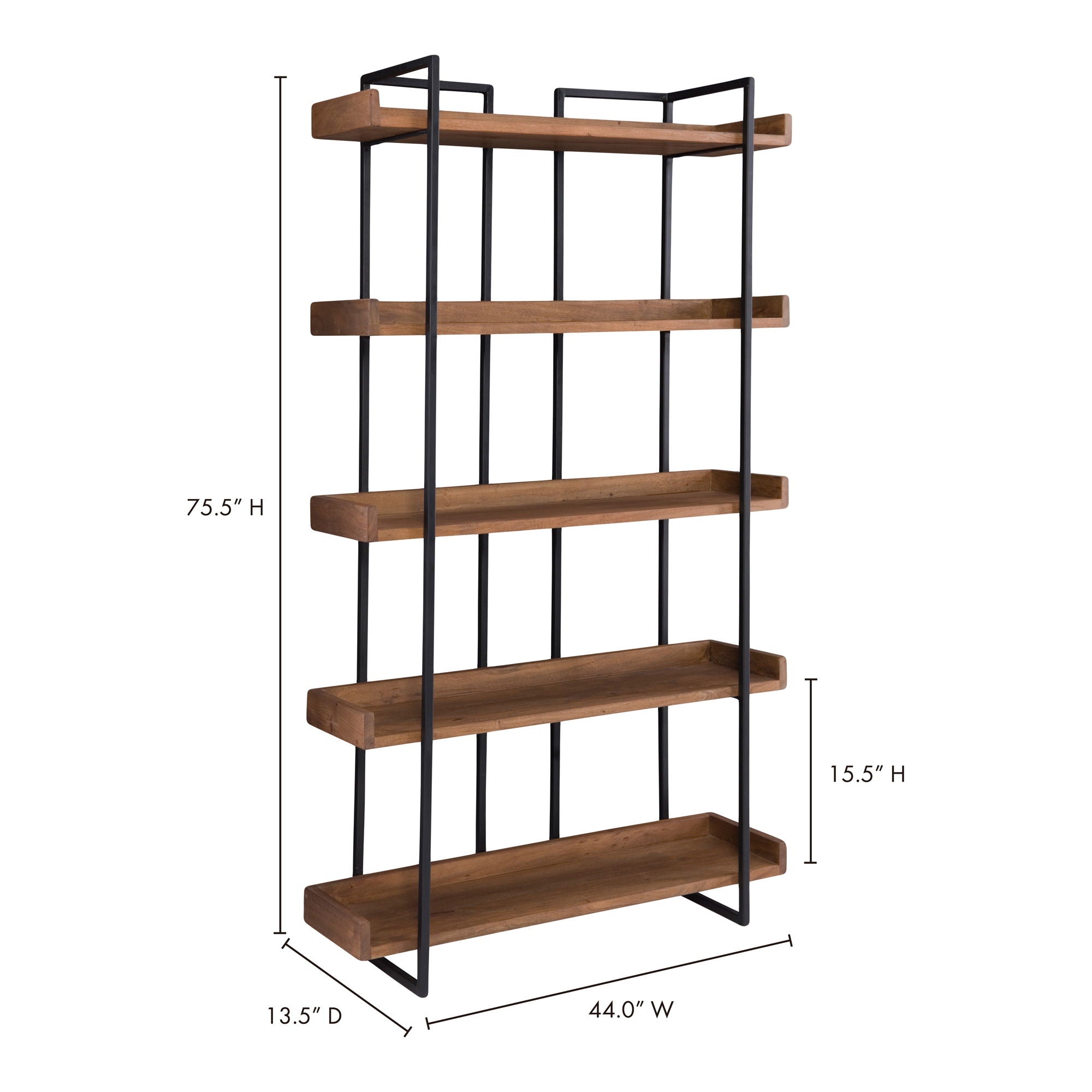 Vancouver - Small Bookshelf - Brown - Image 2
