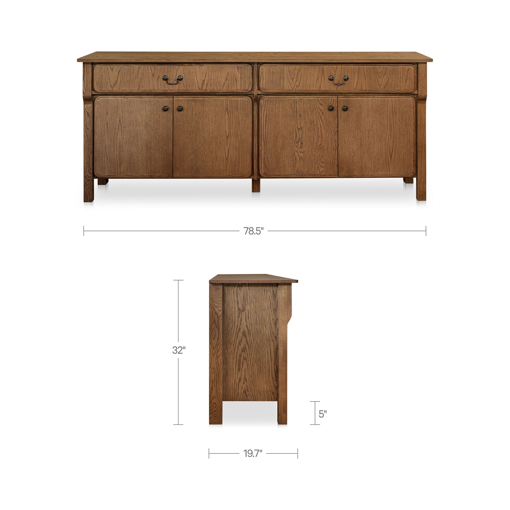 Caroline - Sideboard - Warm Brown - Image 3