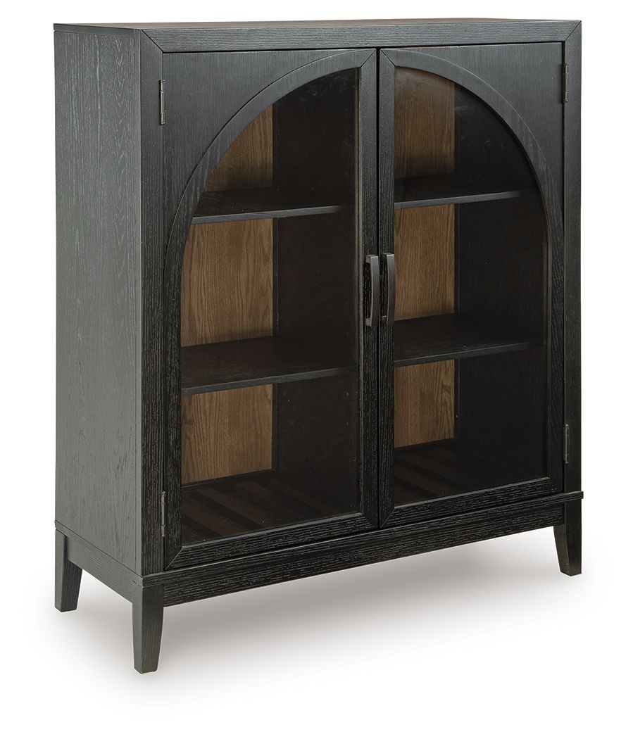 Armenleigh – Bar Cabinet – Black / Brown