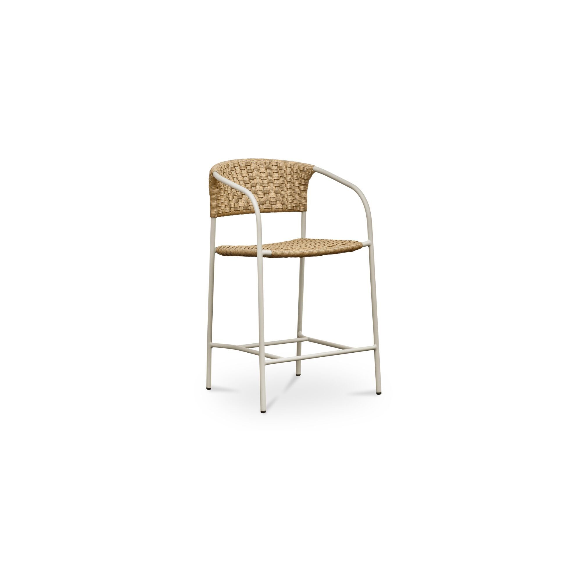 Zola - Outdoor Counter Chair - Natural - Image 2