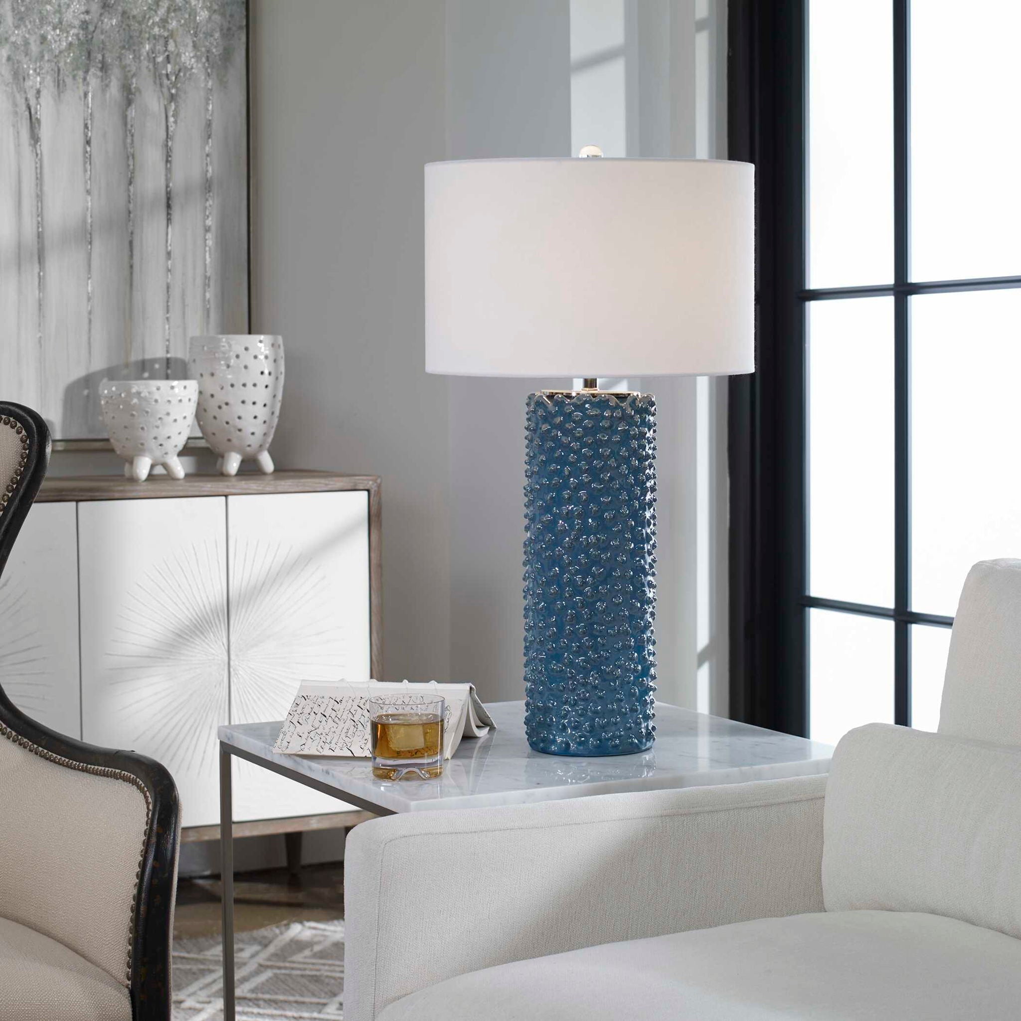 Ciji - Table Lamp - Blue - Image 2