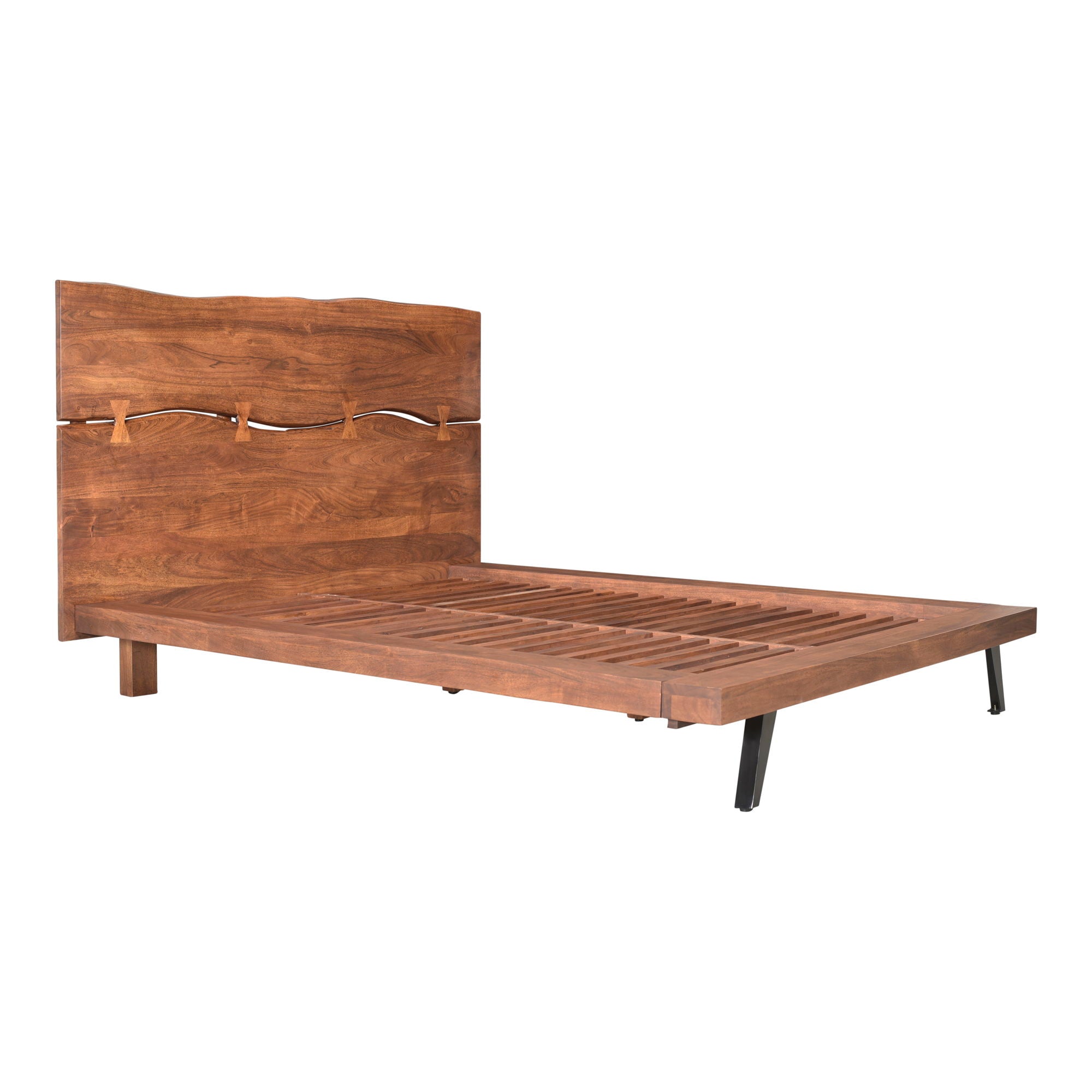 Madagascar - Queen Platform Bed - Light Brown - Image 2