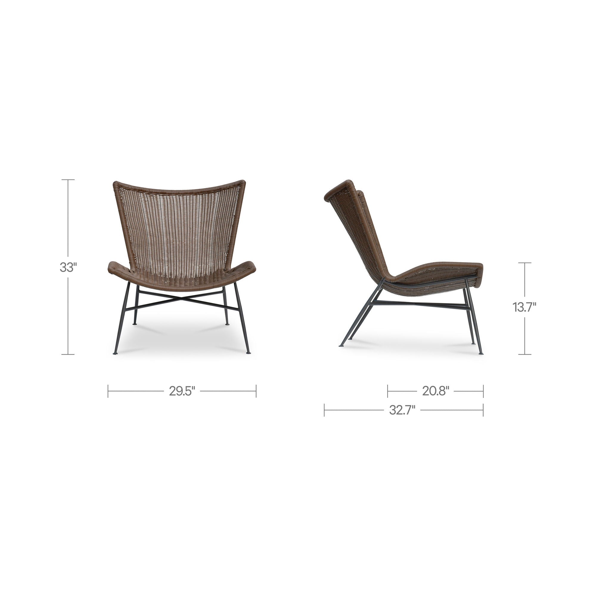 Paige - Accent Chair - Dark Brown - Image 2