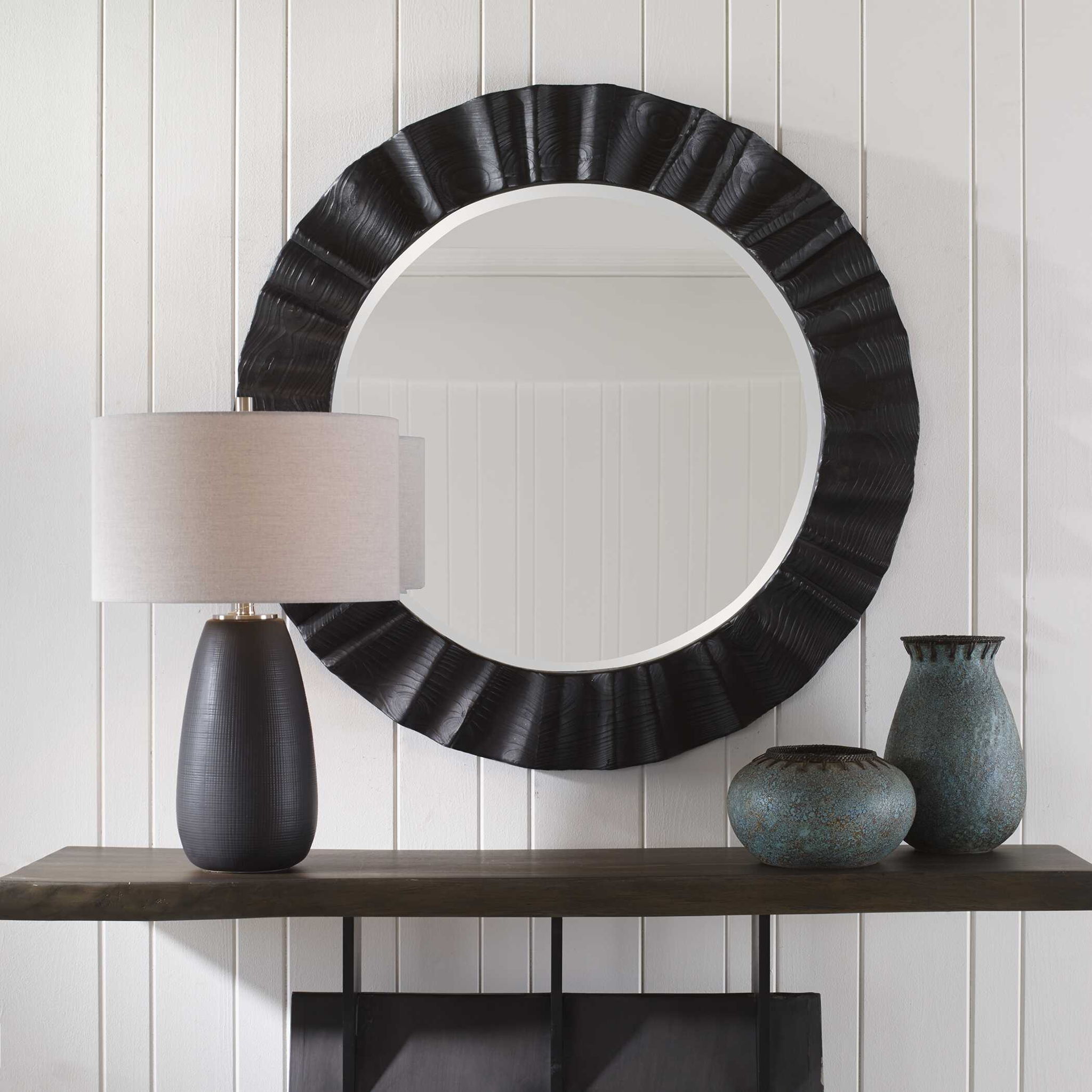 Caribou - Round Mirror - Black - Image 2