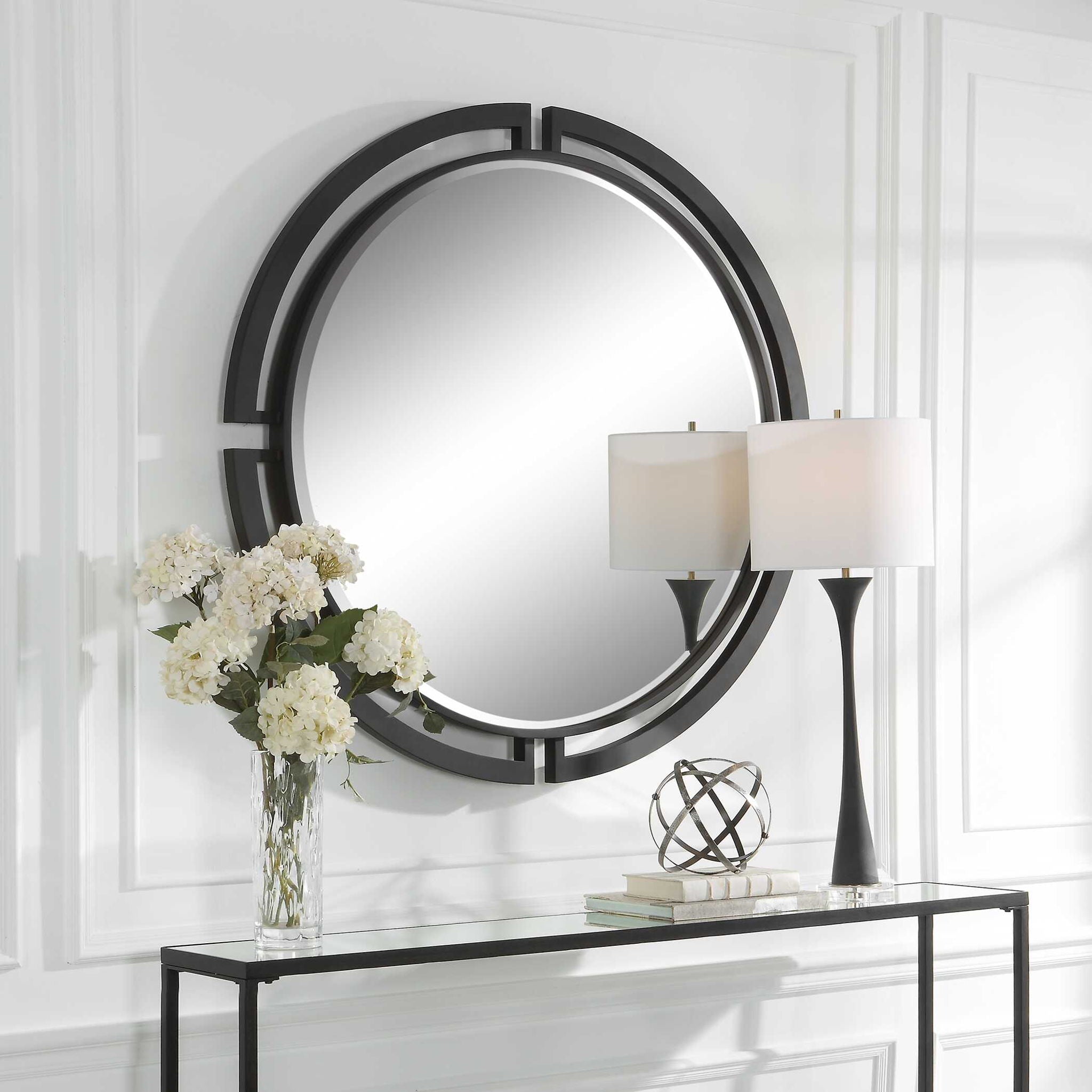 Quadrant - Modern Round Mirror - Image 3