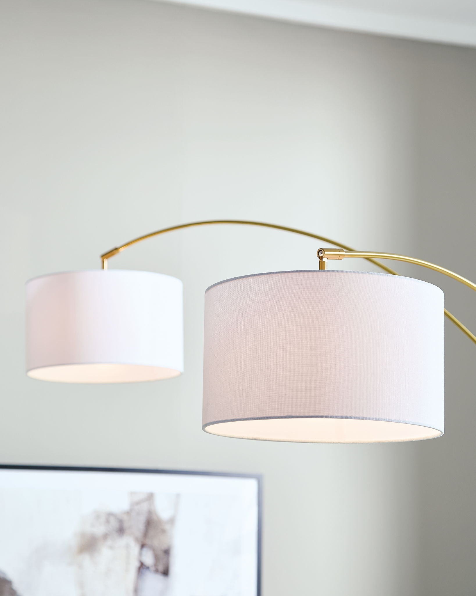 Valo - Metal Arc Lamp - Gold Finish - Image 2