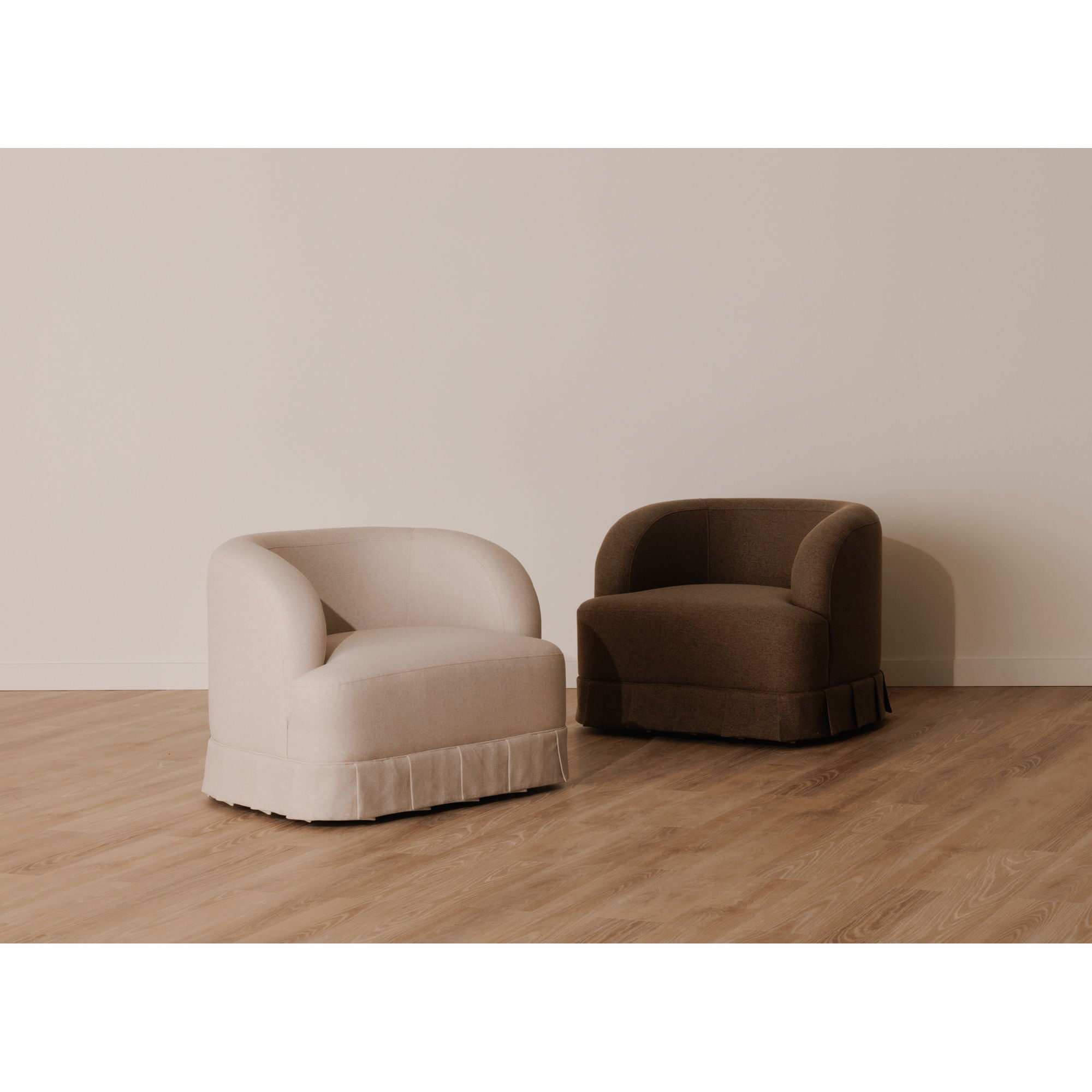 Maren - Swivel Chair - Dark Brown - Image 2