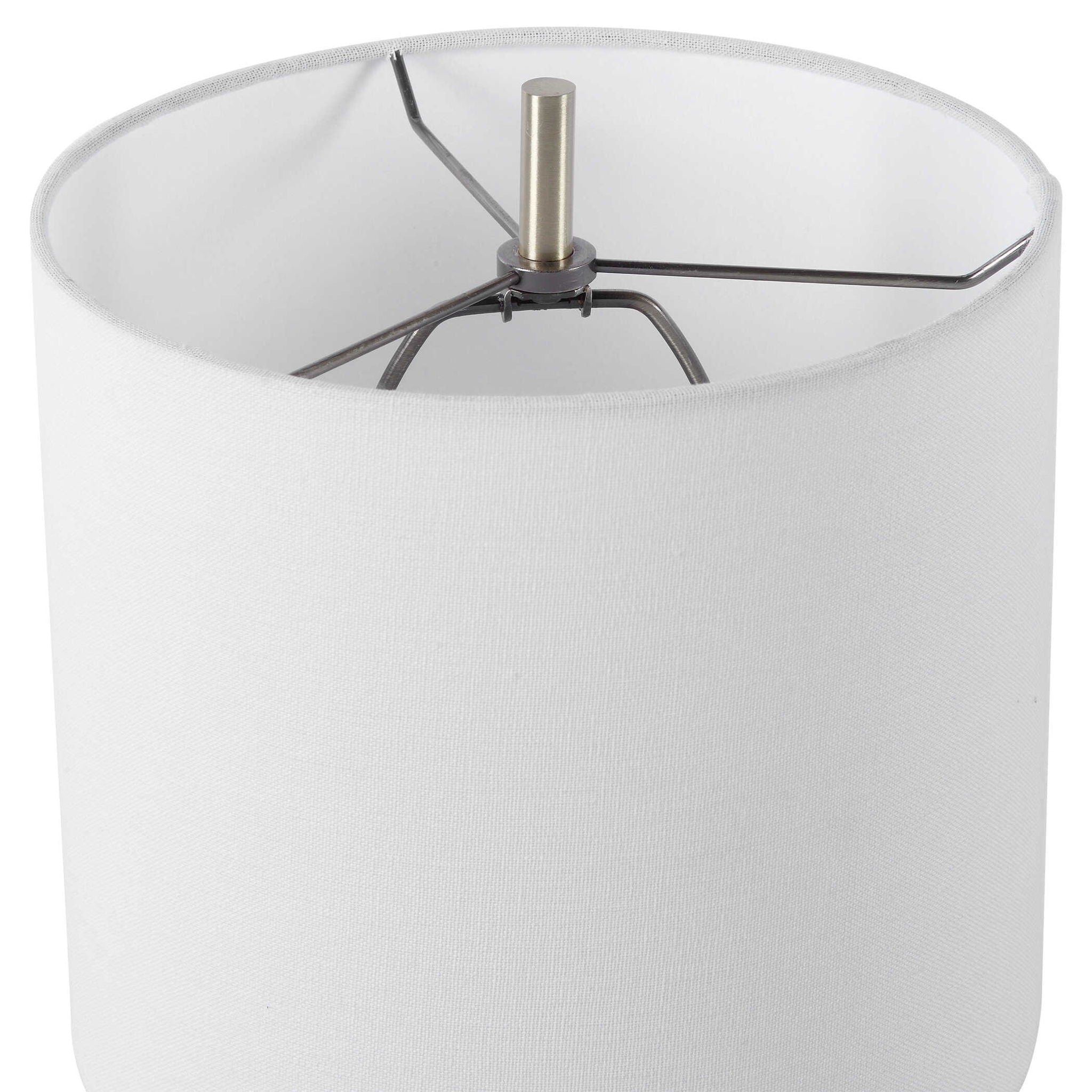 Eloise - Marble Table Lamp - White - Image 3