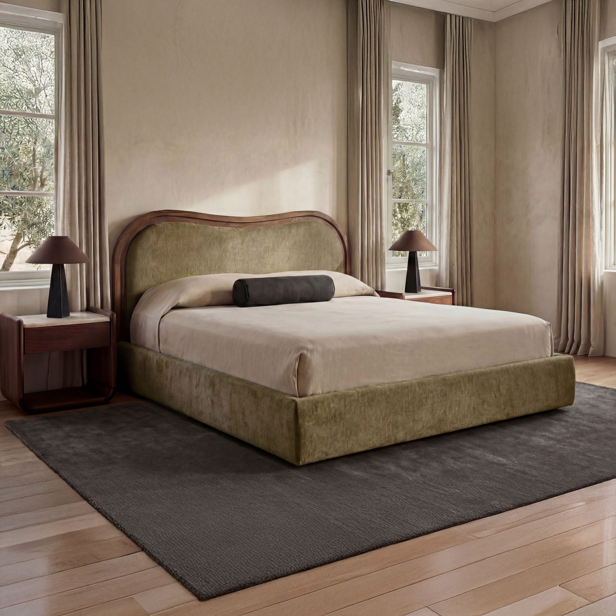 Camilla – Queen Bed – Green