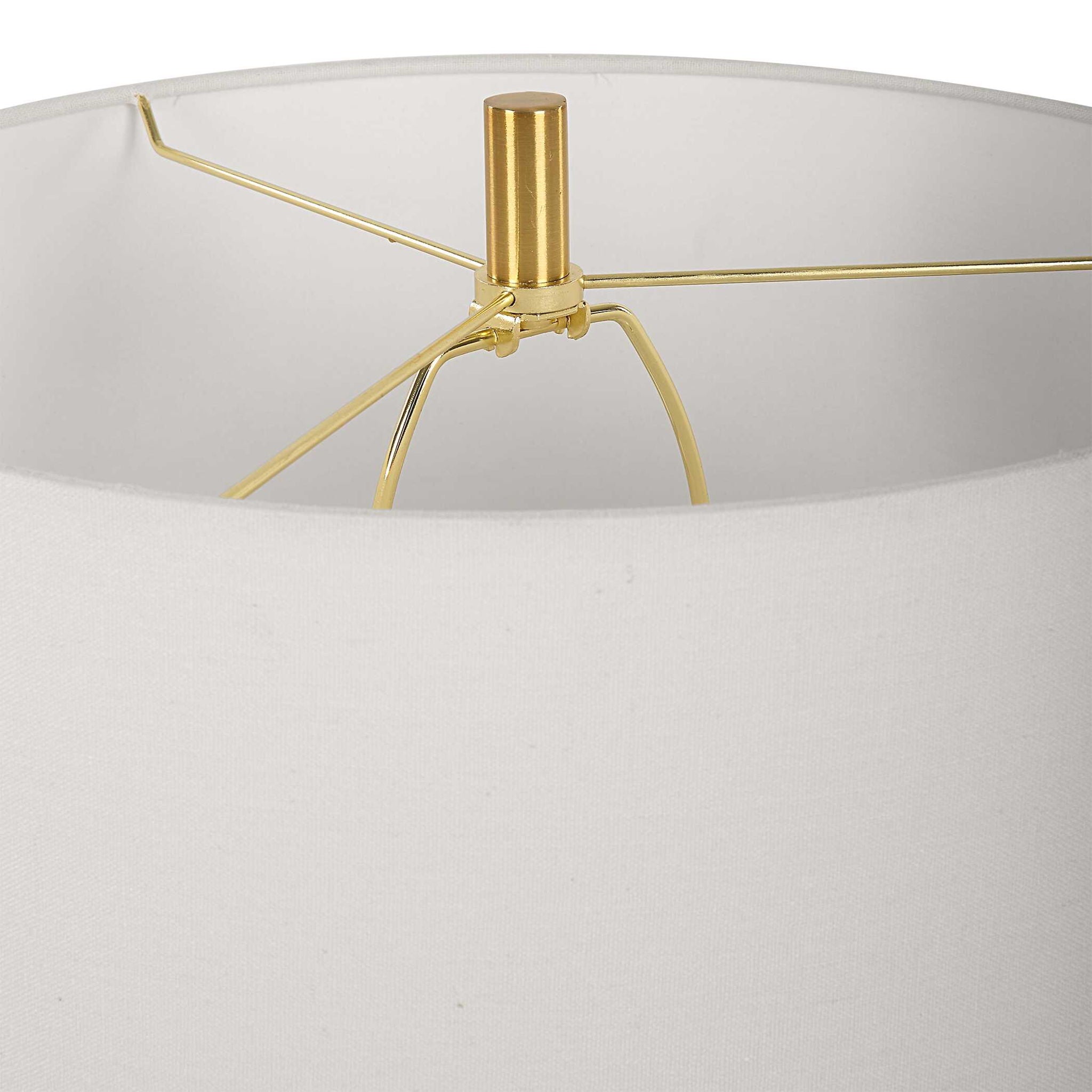 Three Rings - Contemporary Table Lamp - Beige - Image 2