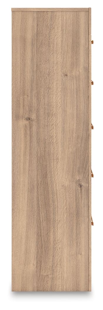 Kinlanni - Five Drawer Chest - Tan - Image 2
