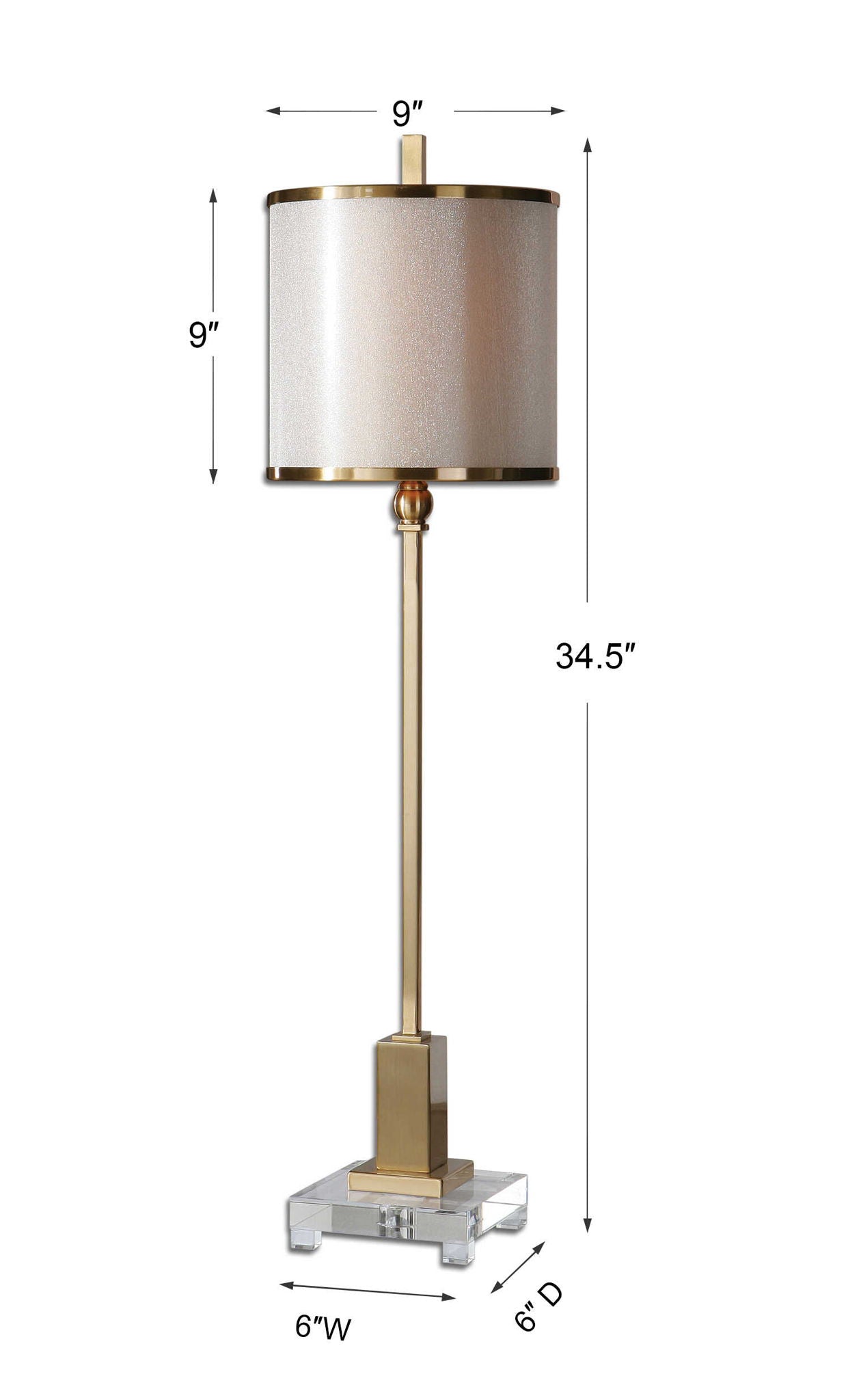 Villena - Buffet Lamp - Brass - Image 2