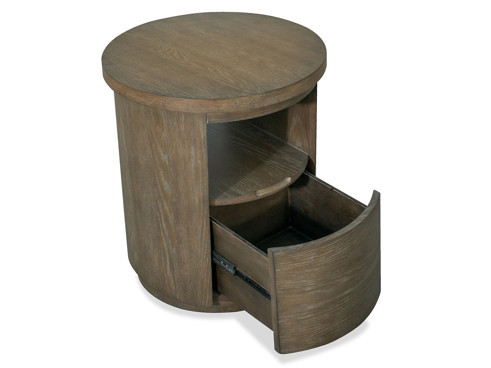 Bosley - Round End Table - Porpoise - Image 2