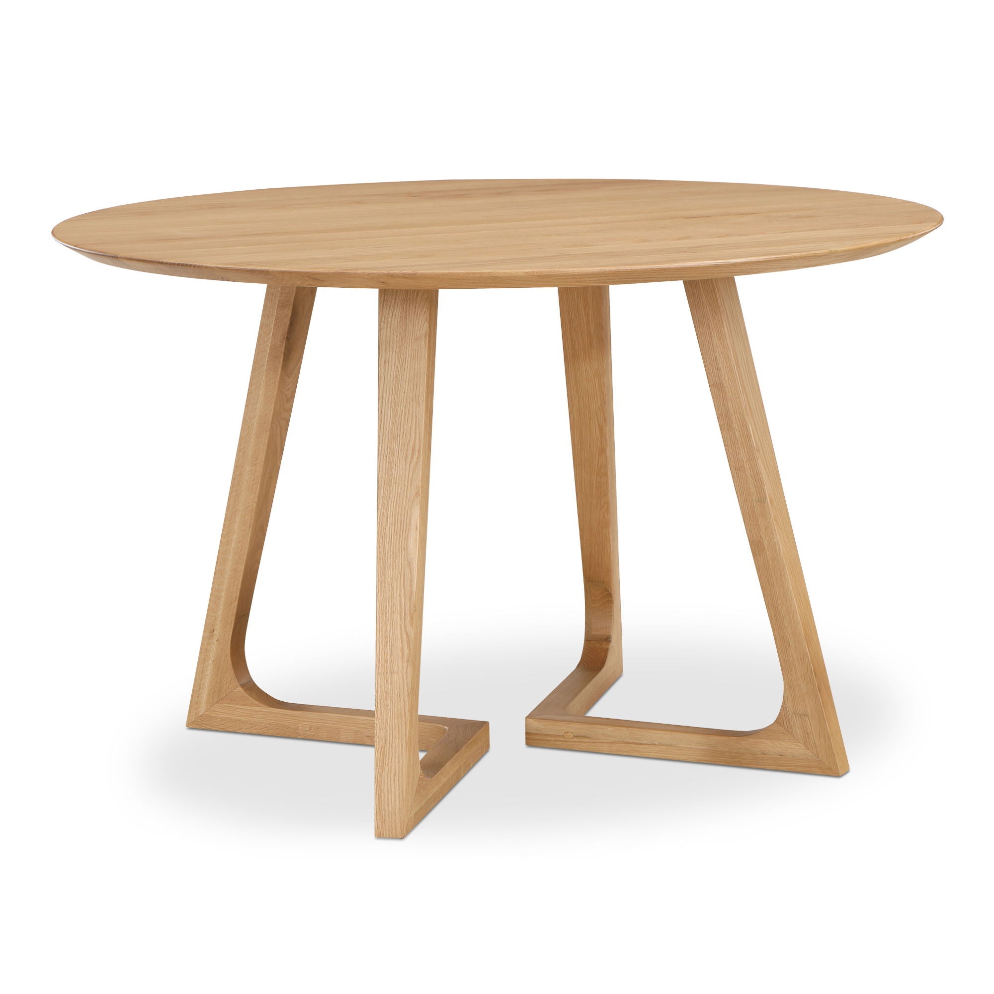 Godenza - Round Dining Table - Light Brown - Image 2