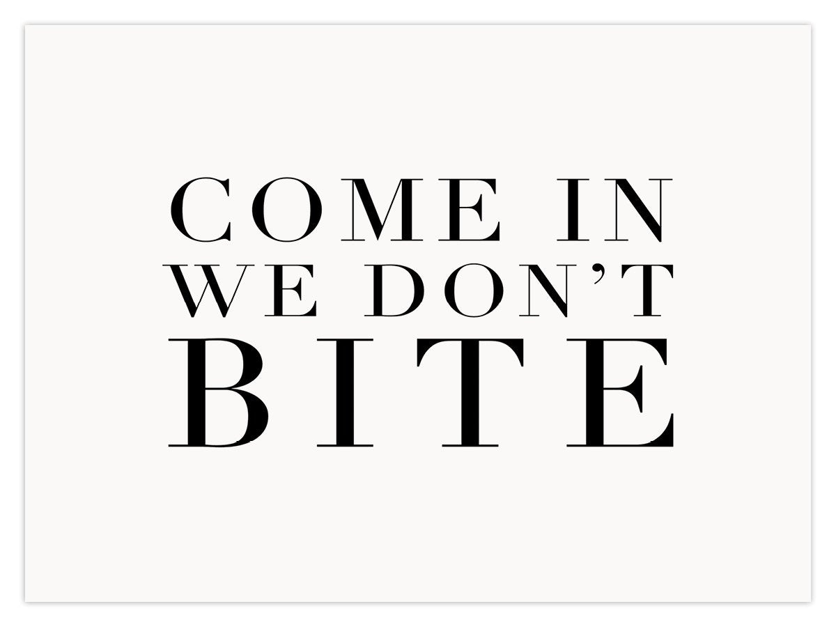 We don’t Bite (W) - Image 1