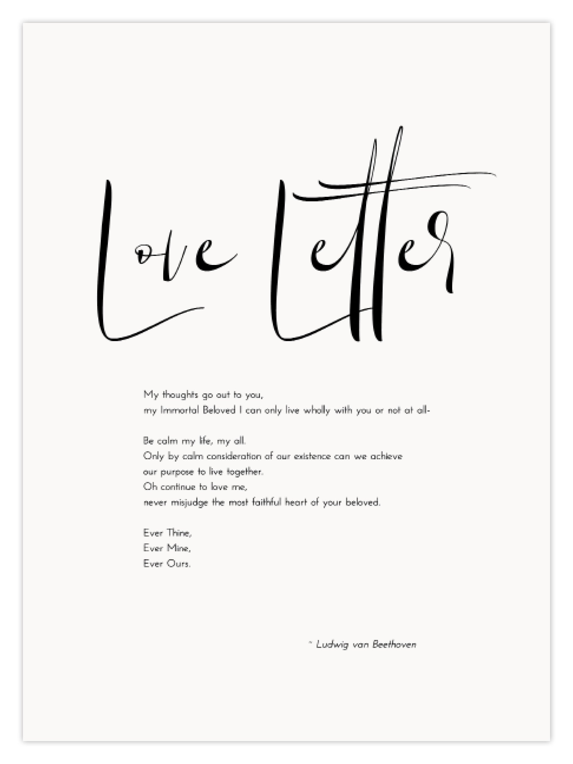LOVE LETTER (W)