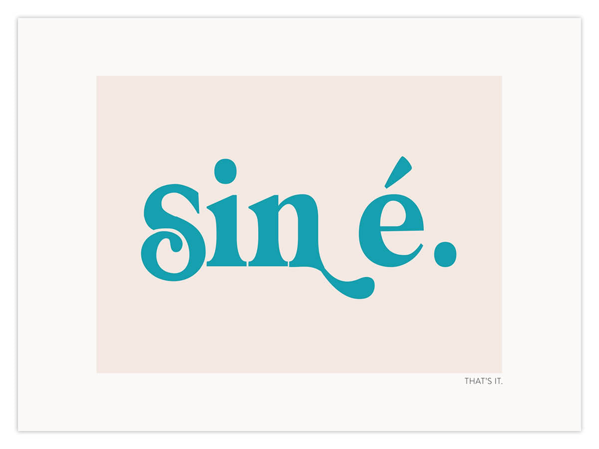 sin é. (W) - Image 3