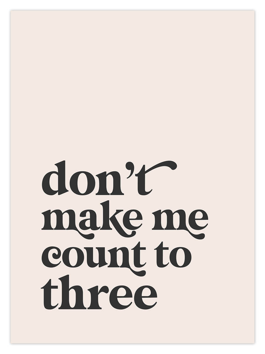 Count To Three (W)