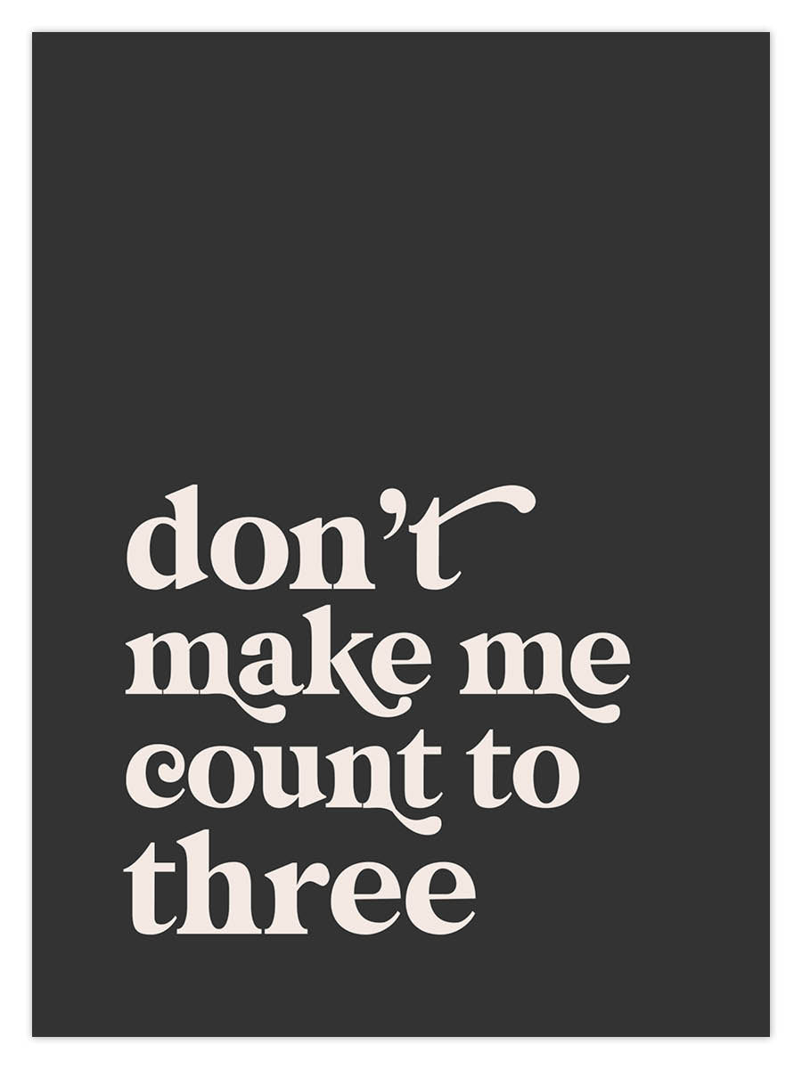Count To Three (W) - Image 2