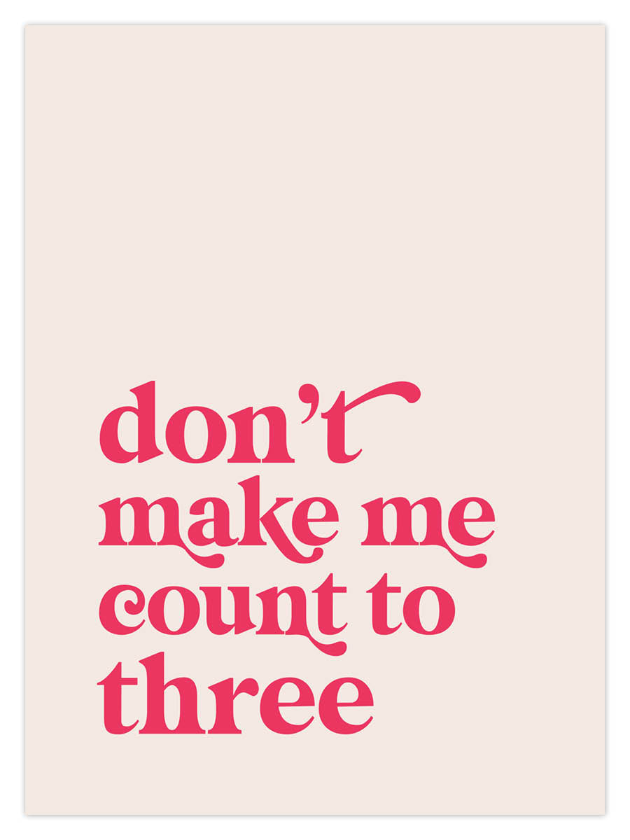Count To Three (W) - Image 3