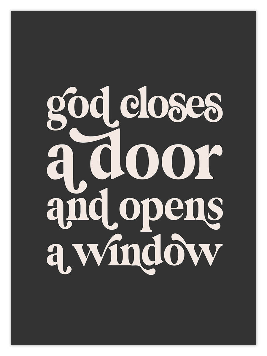 God Closes Door Opens Window (W) - Image 2