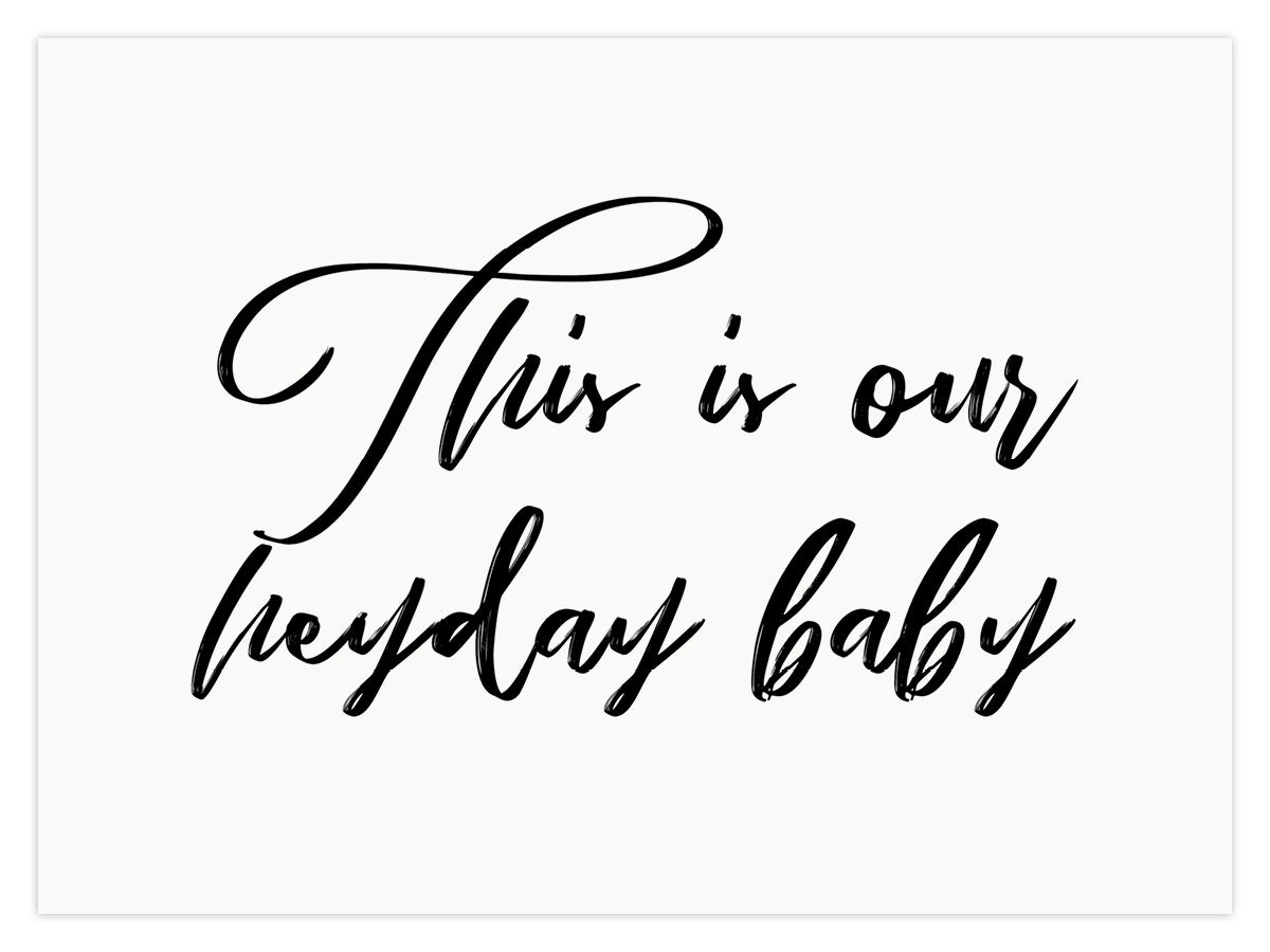 Hey Day Baby (W)