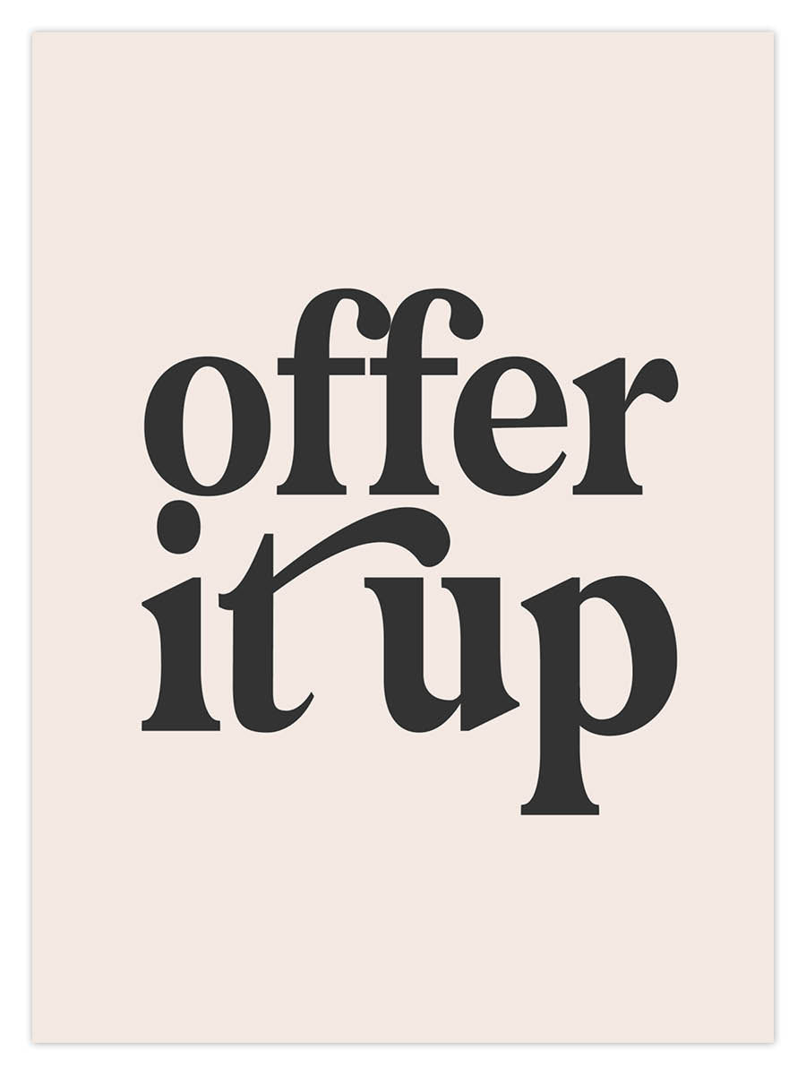 Offer It Up (W)