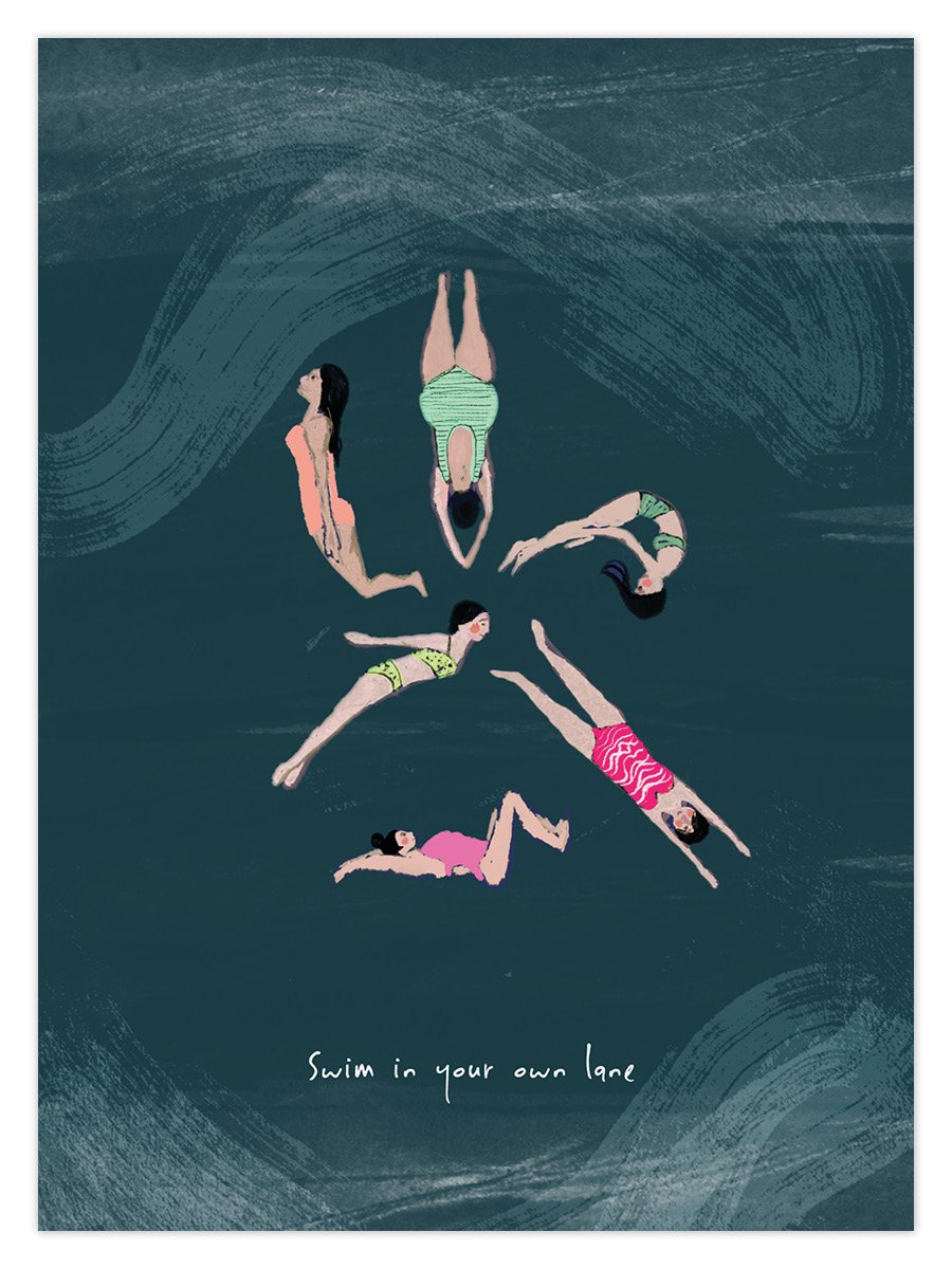 Swim in your Own Lane (W) - Image 1
