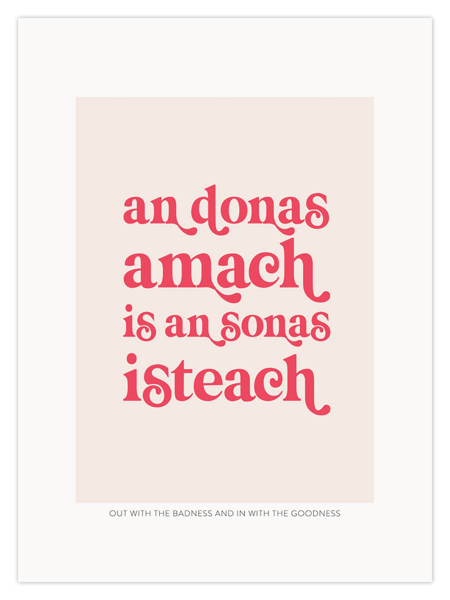 an donas amach is an sonas isteach (W) - Image 3